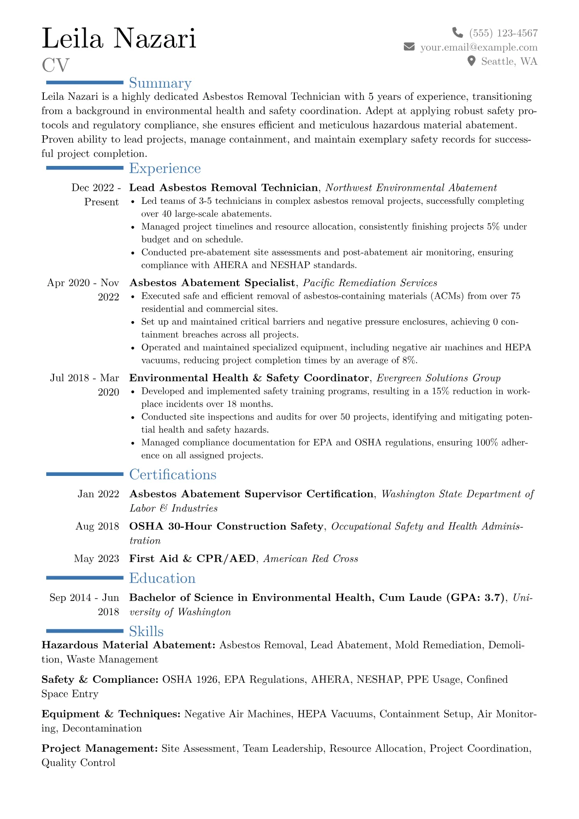 Career changer version - Page 1