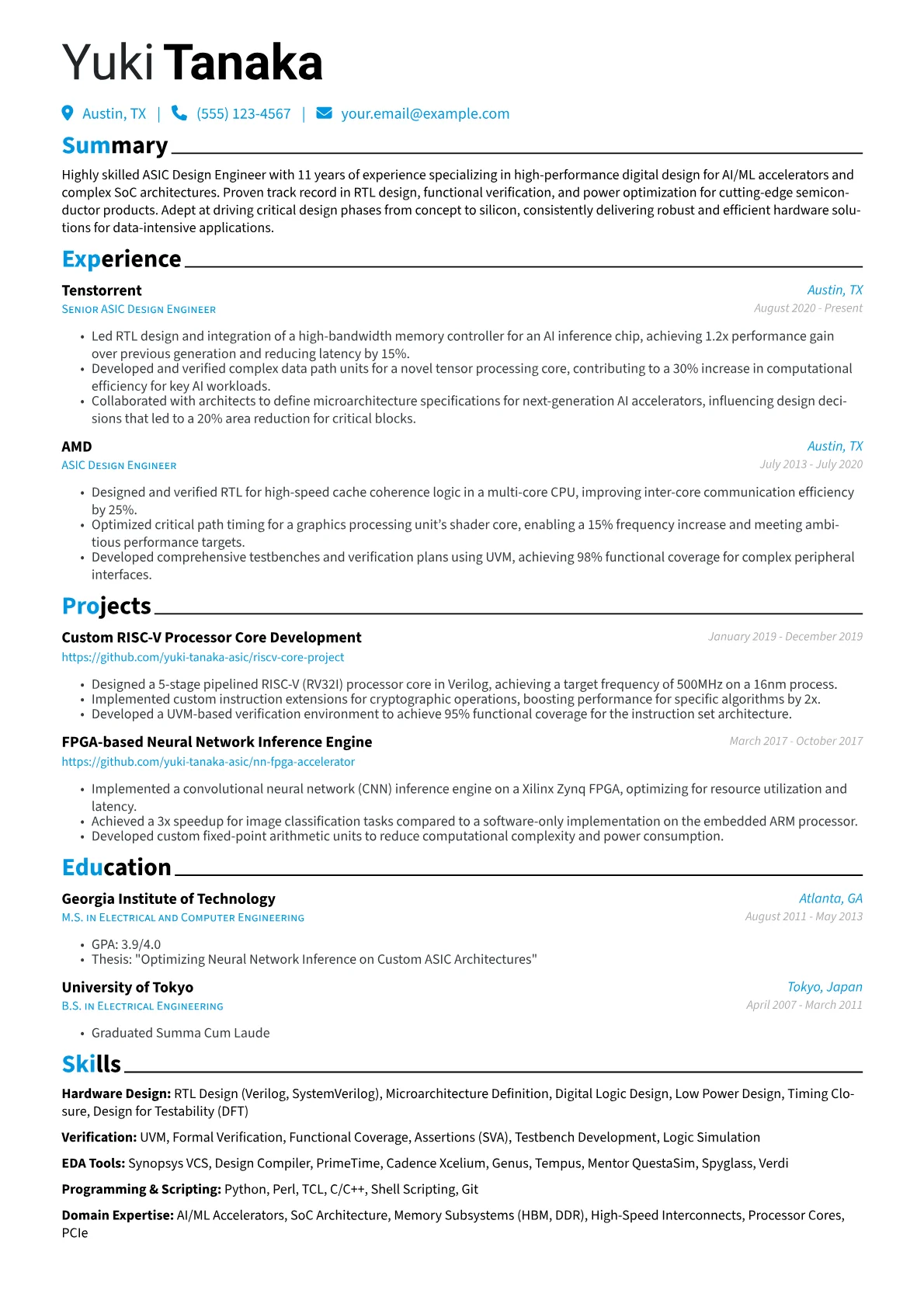 ASIC Design Engineer version - Page 1