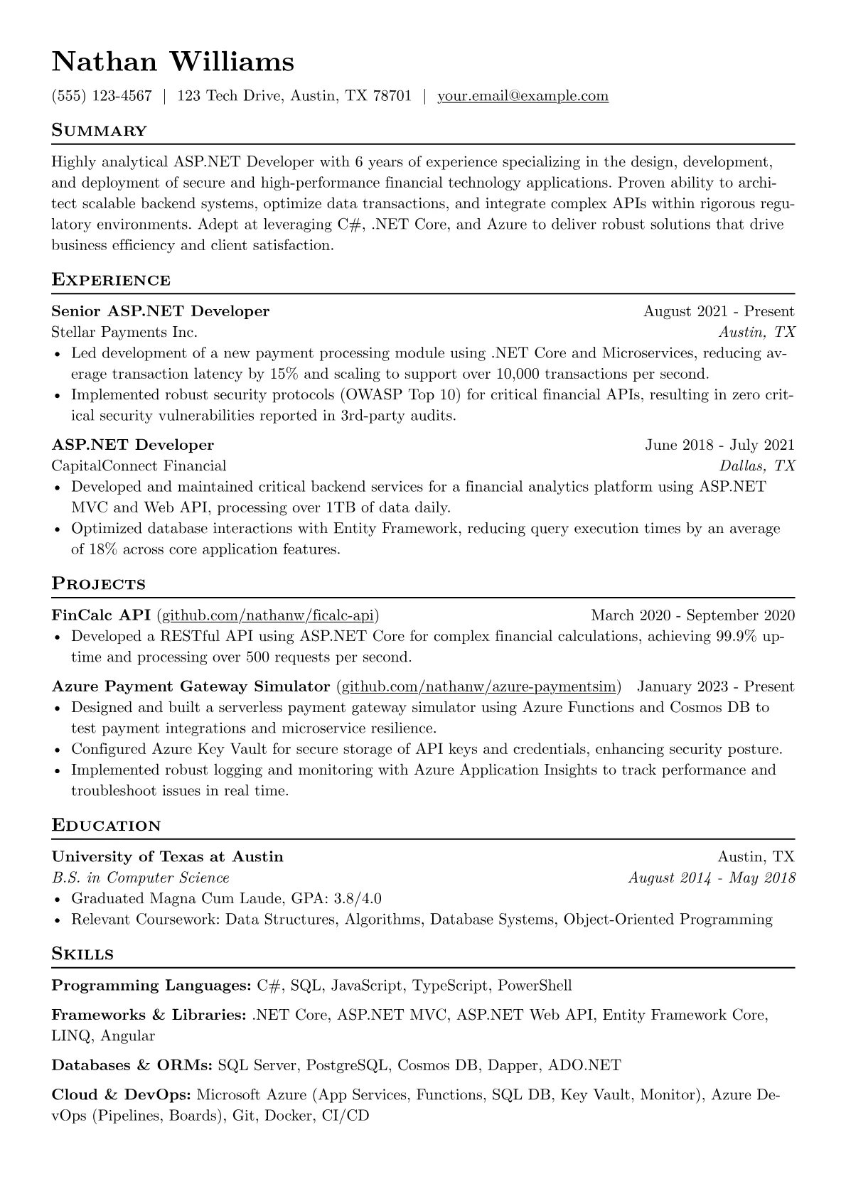 Fintech Specialization version - Page 1