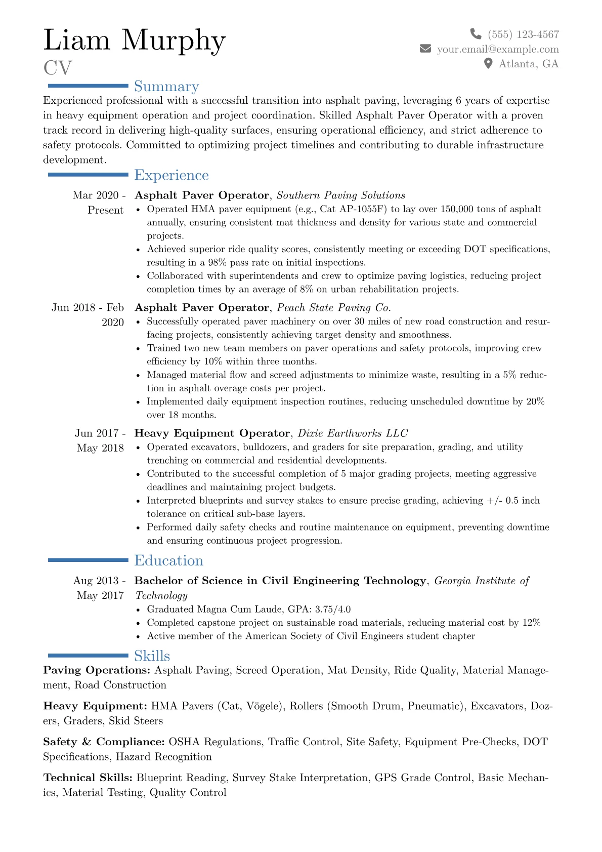 Career changer version - Page 1