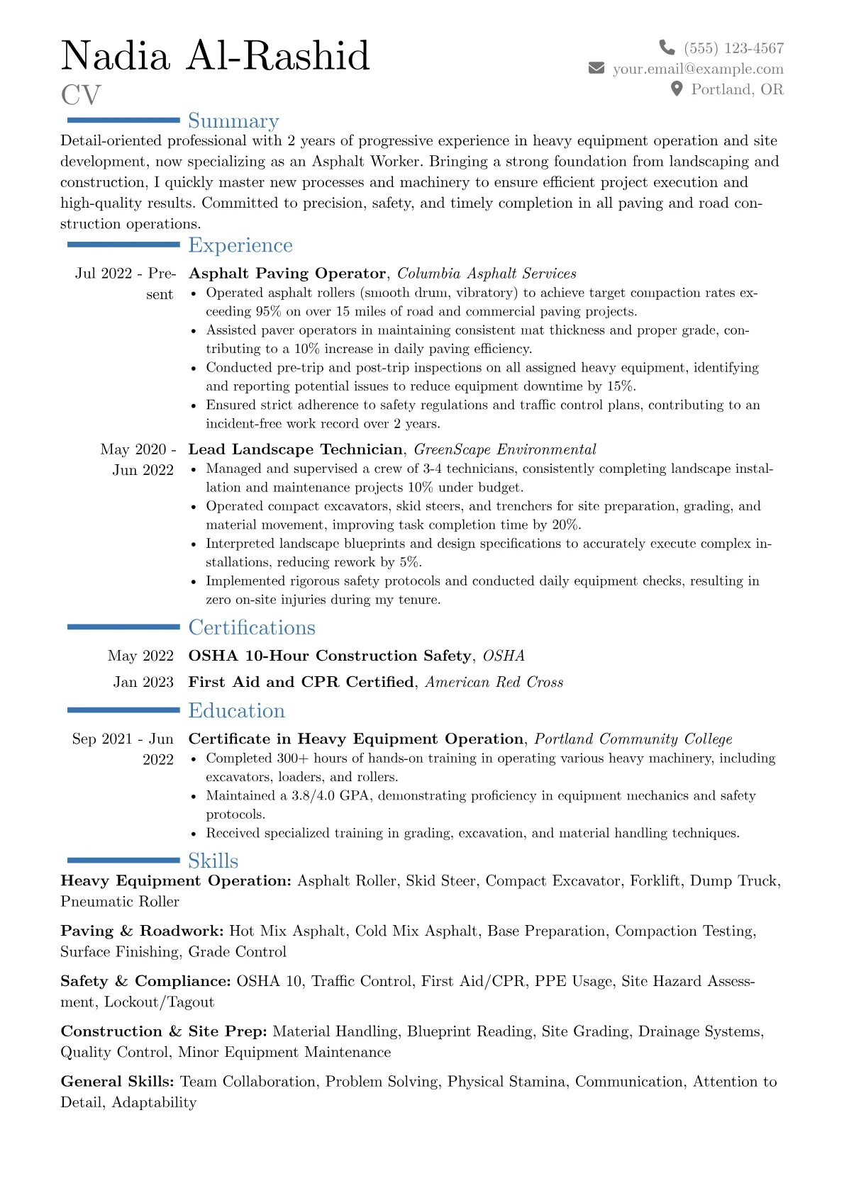 Career changer version - Page 1