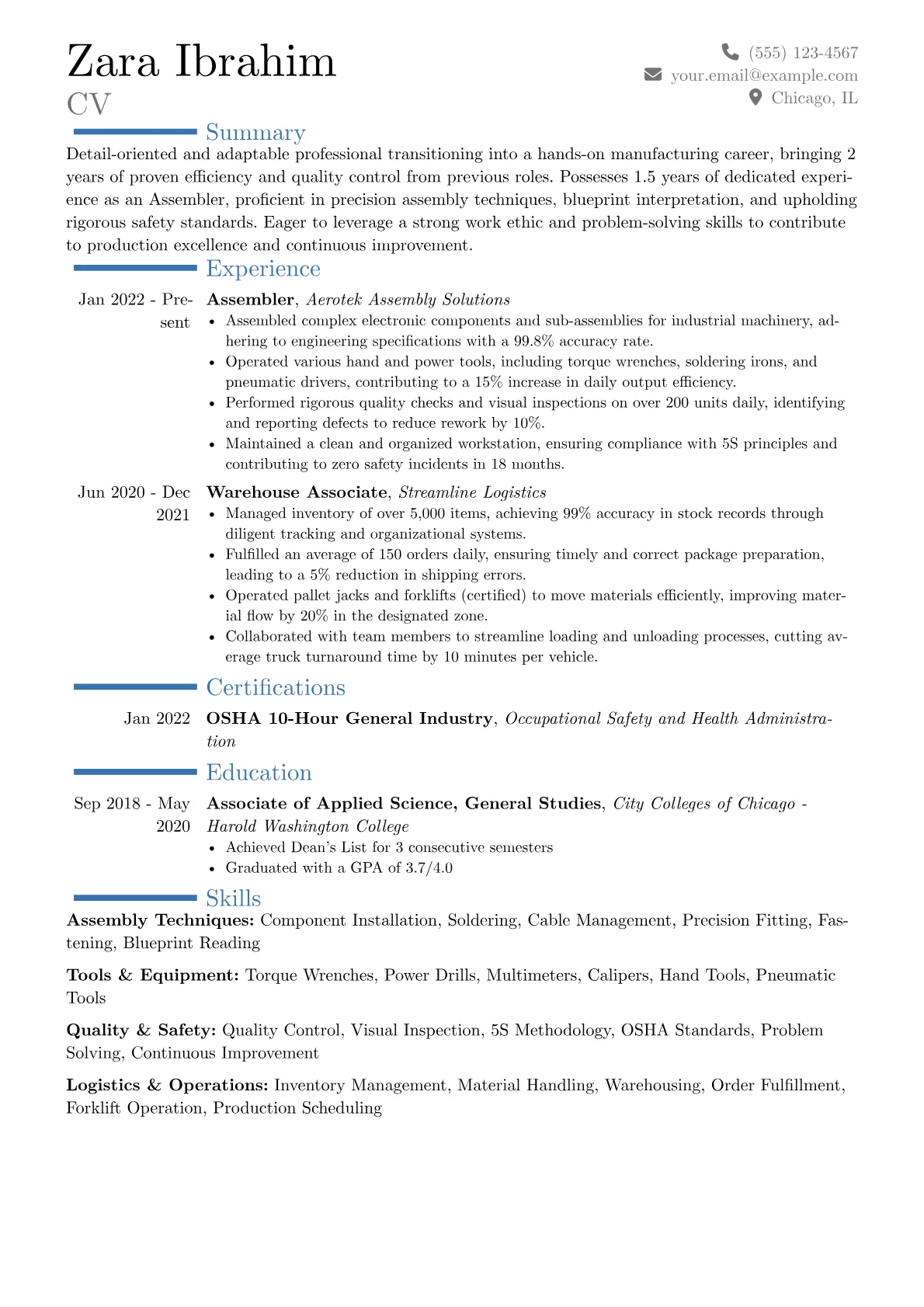 Career changer version - Page 1