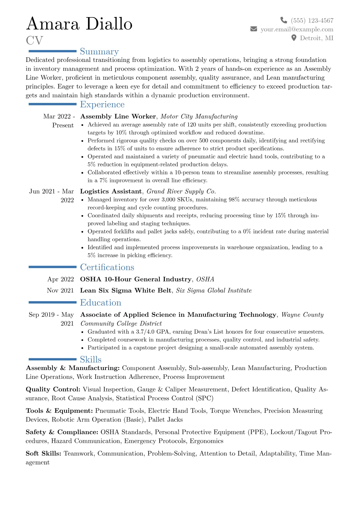 Career changer version - Page 1