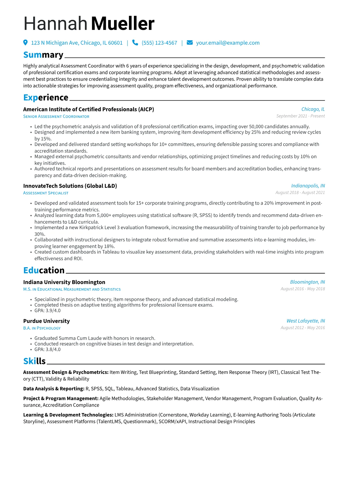 Assessment Coordinator version - Page 1