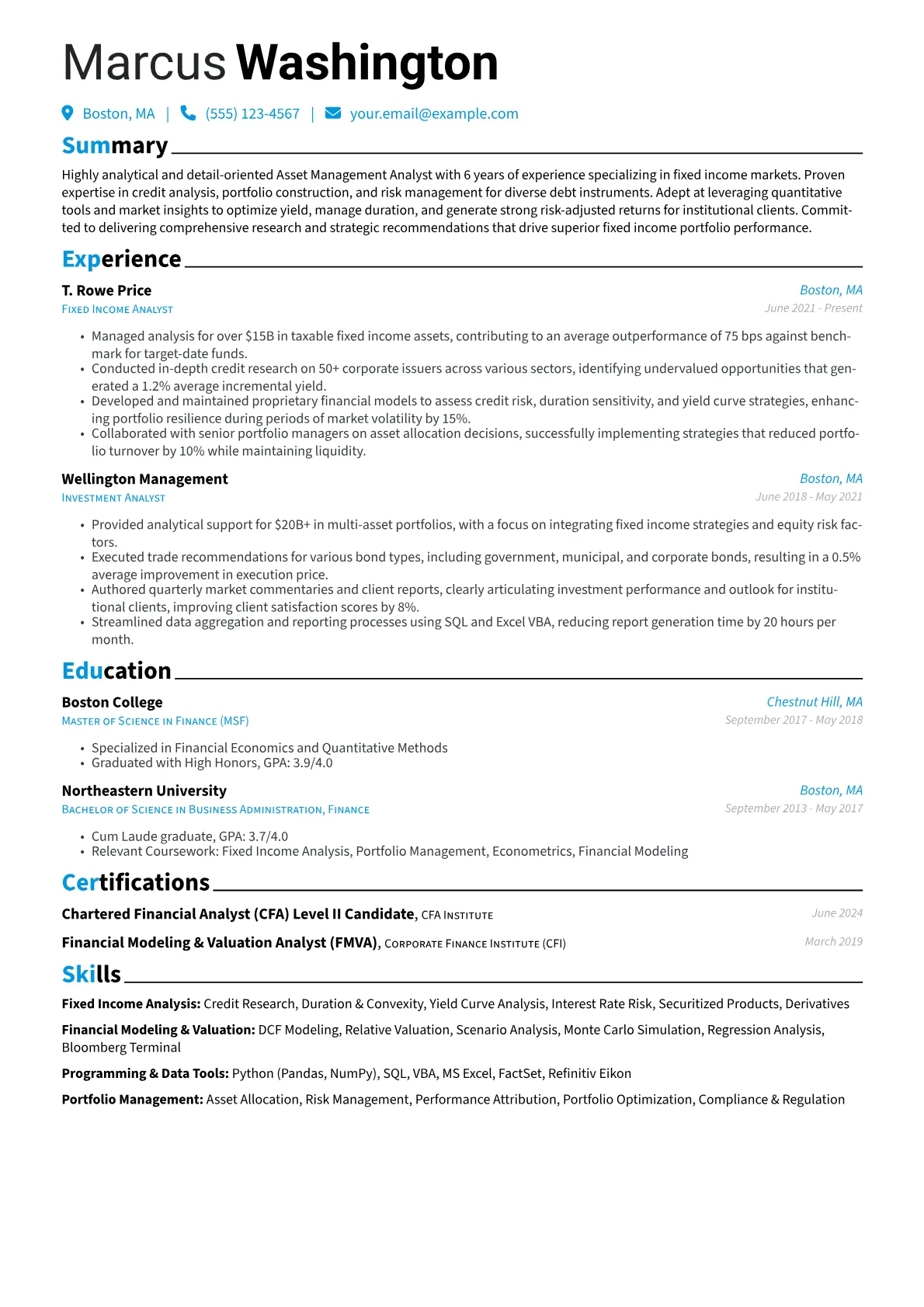 Fixed Income Specialist version - Page 1