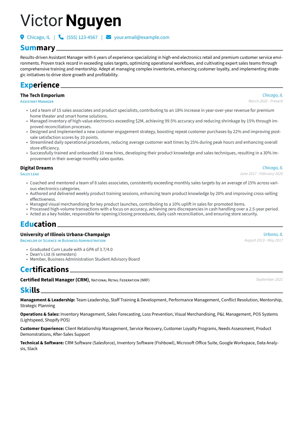 Premium Tech Retail version - Page 1