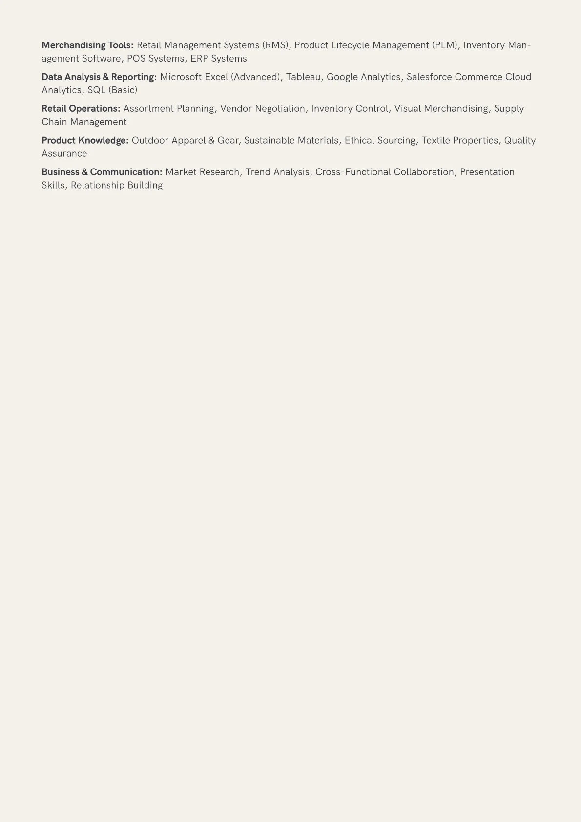 Assistant Merchandiser version - Page 2