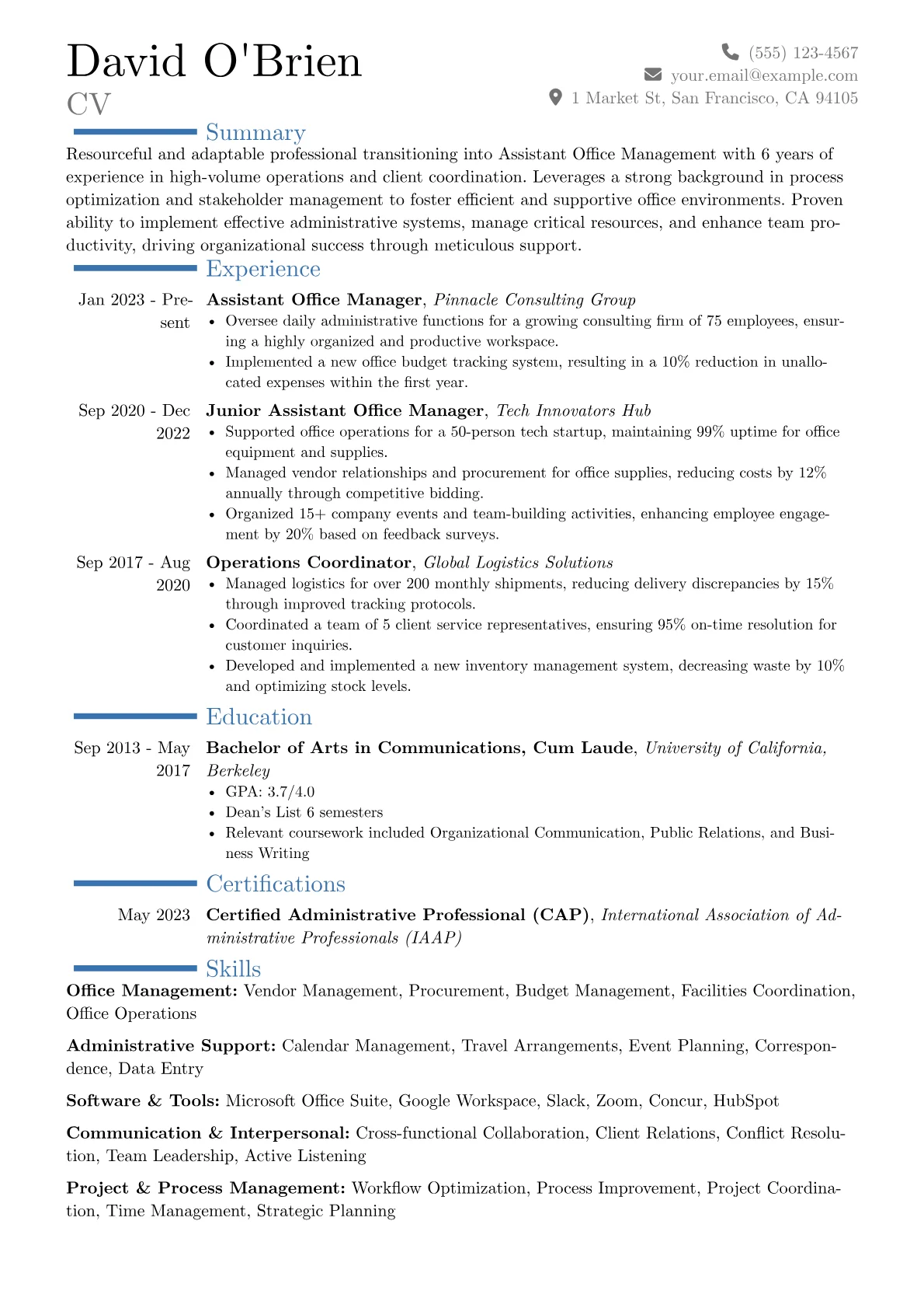 Career changer version - Page 1