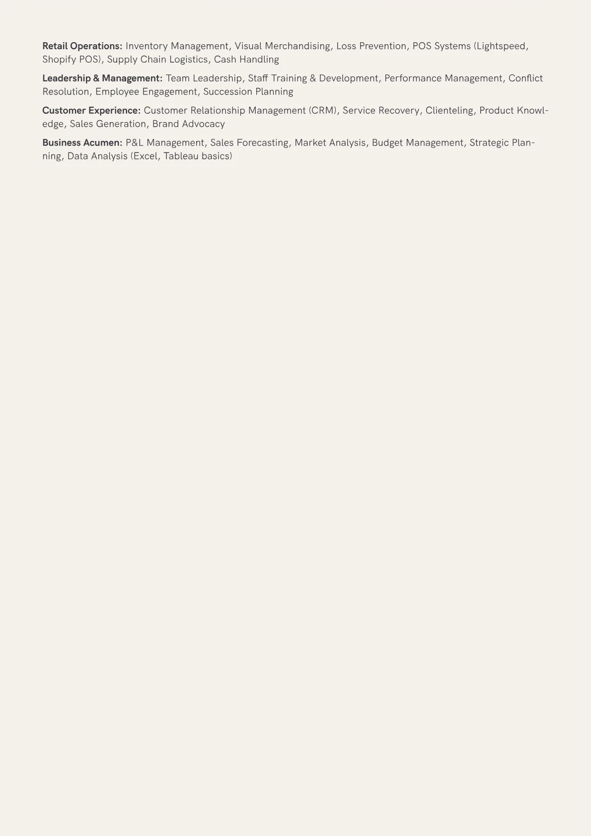 Specialty Retail version - Page 2