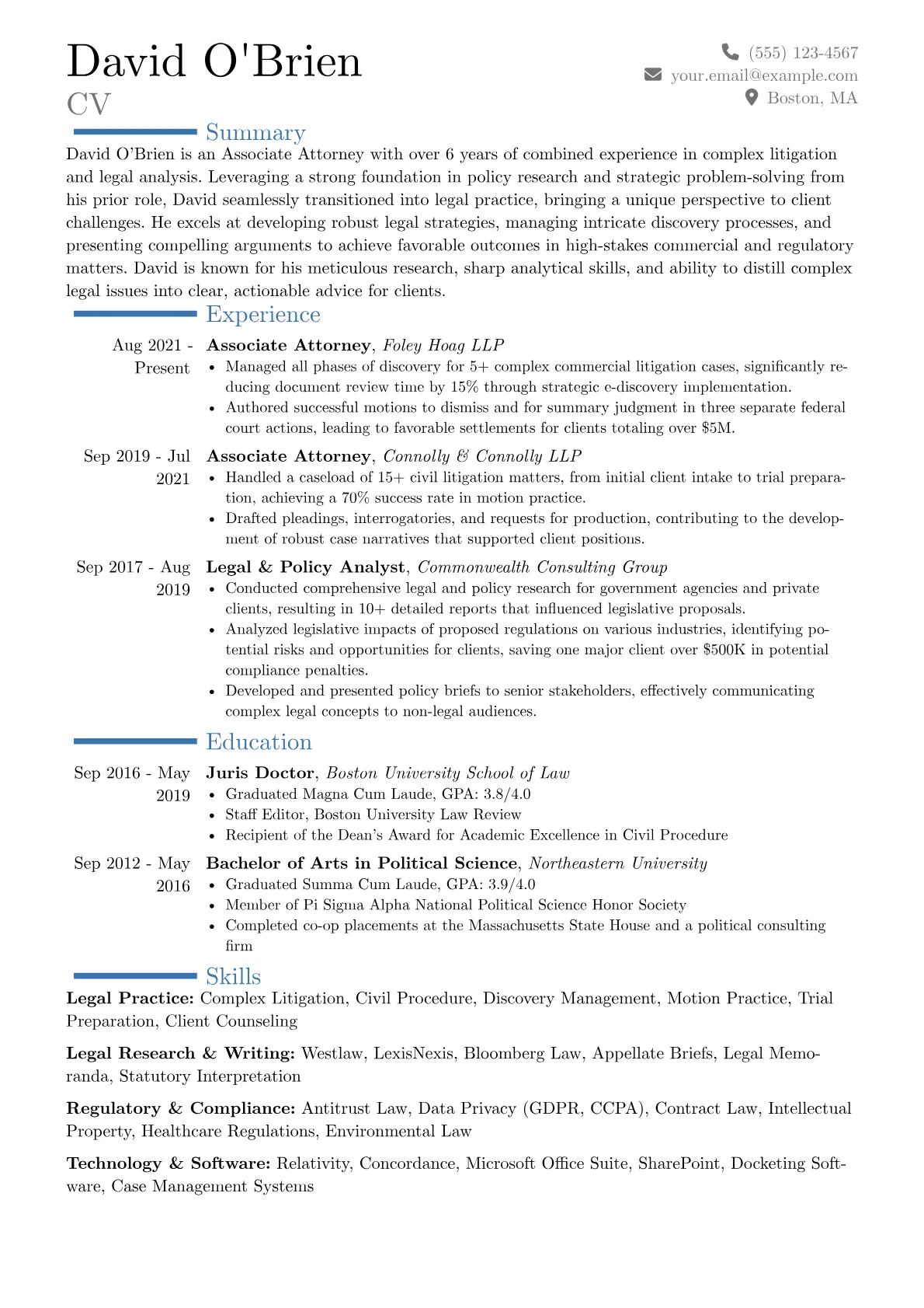 Career changer version - Page 1