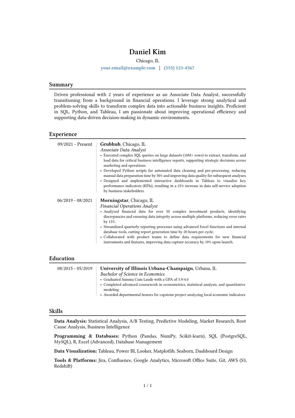 Career changer version - Page 1