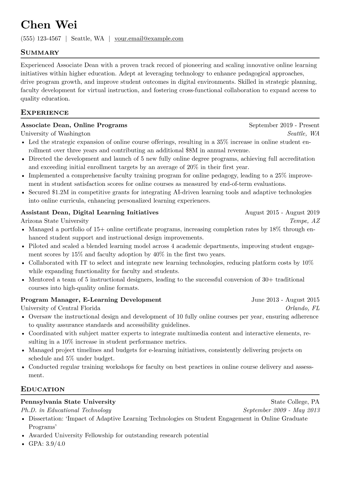 Online Learning Specialist version - Page 1
