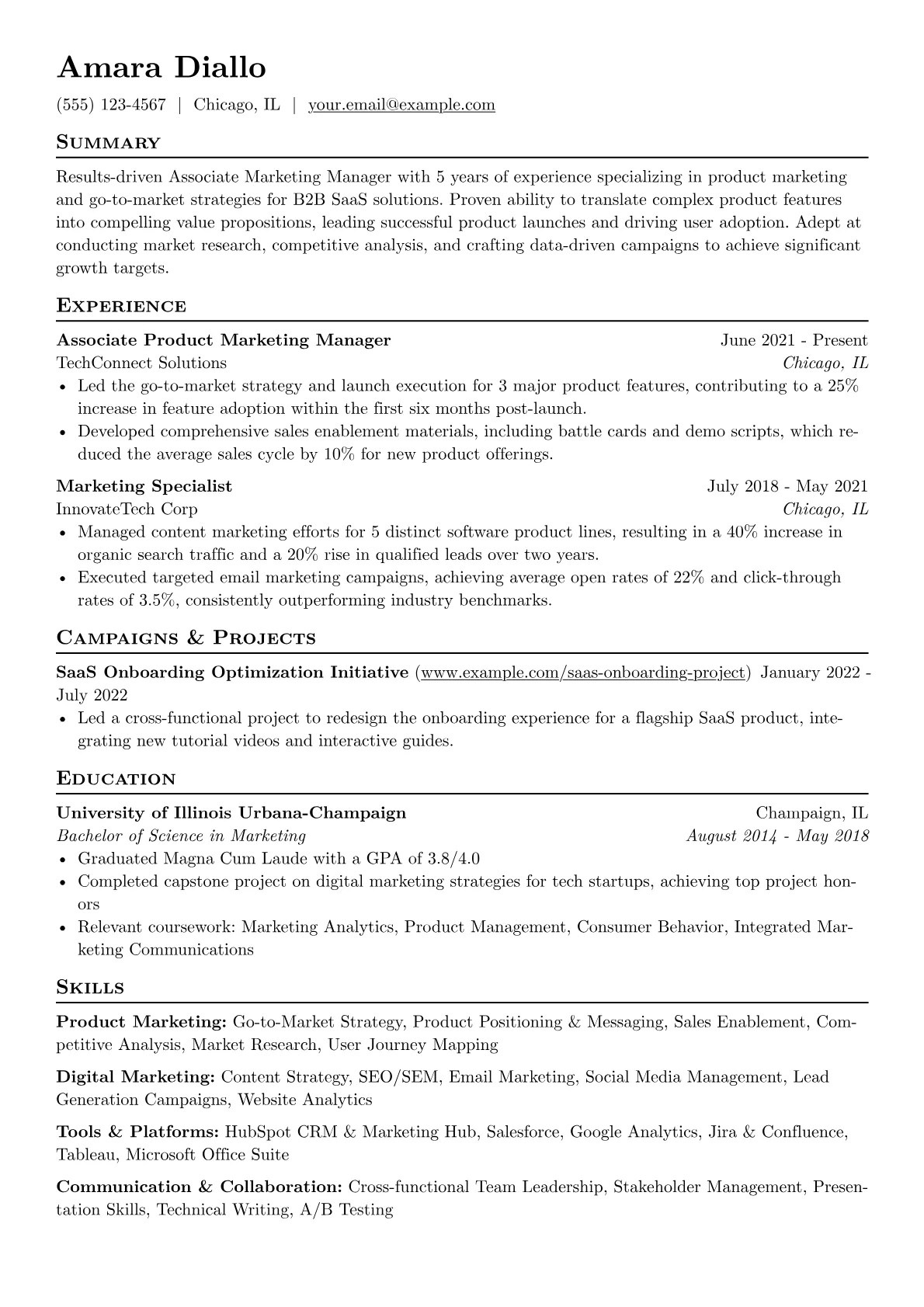 Product Marketing version - Page 1