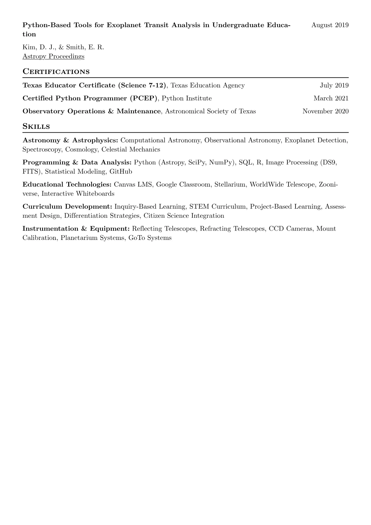 Astronomy & Astrophysics version - Page 2