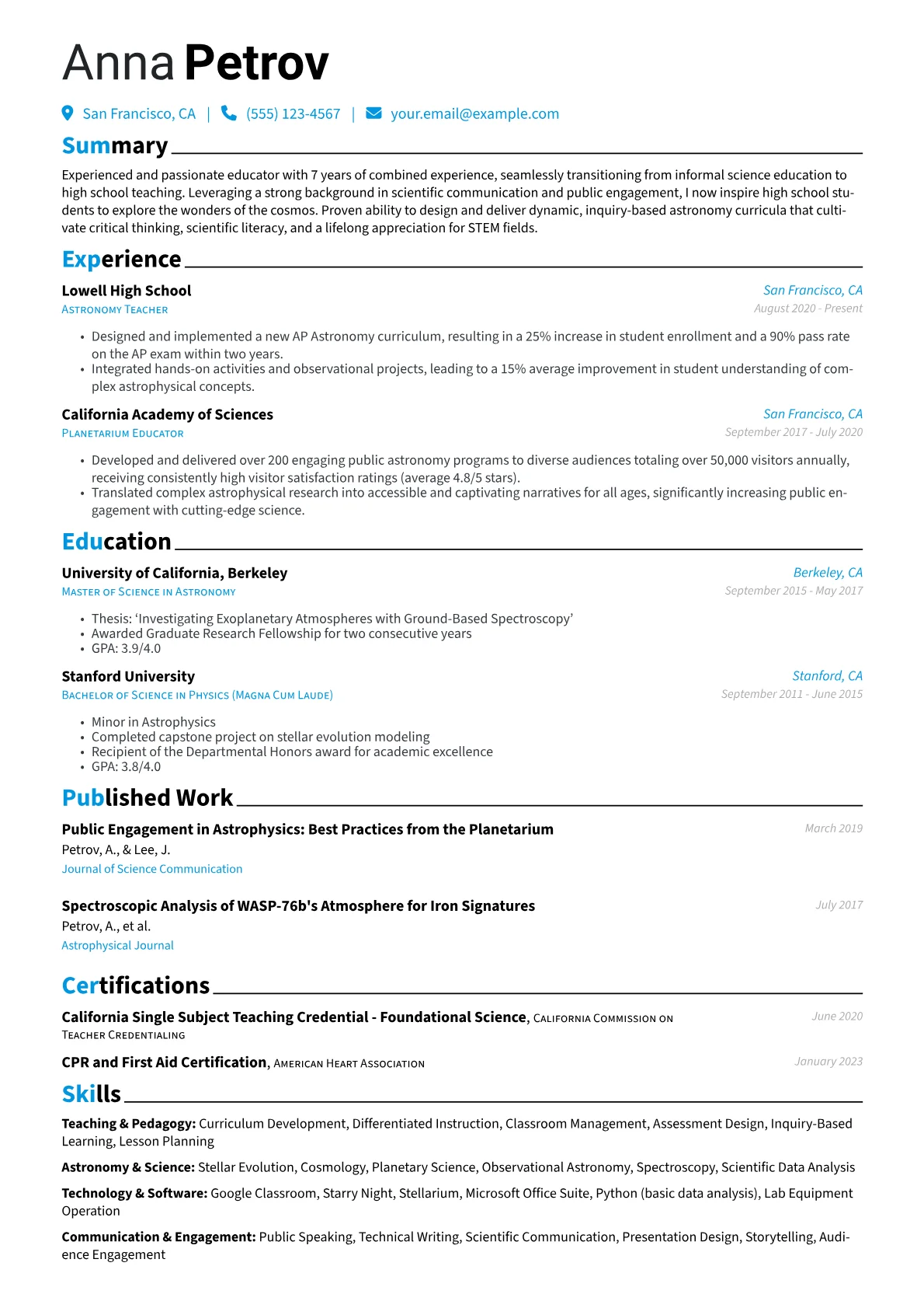 Career changer version - Page 1
