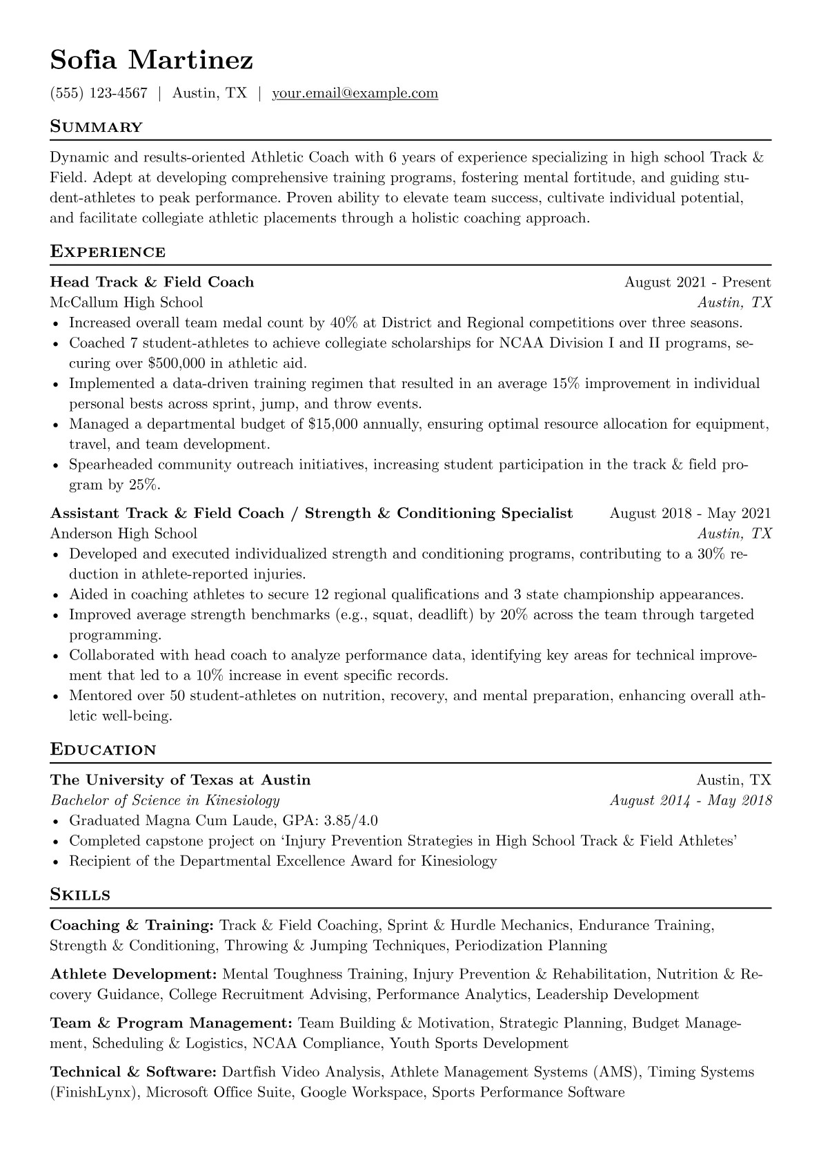 Track & Field Focus version - Page 1