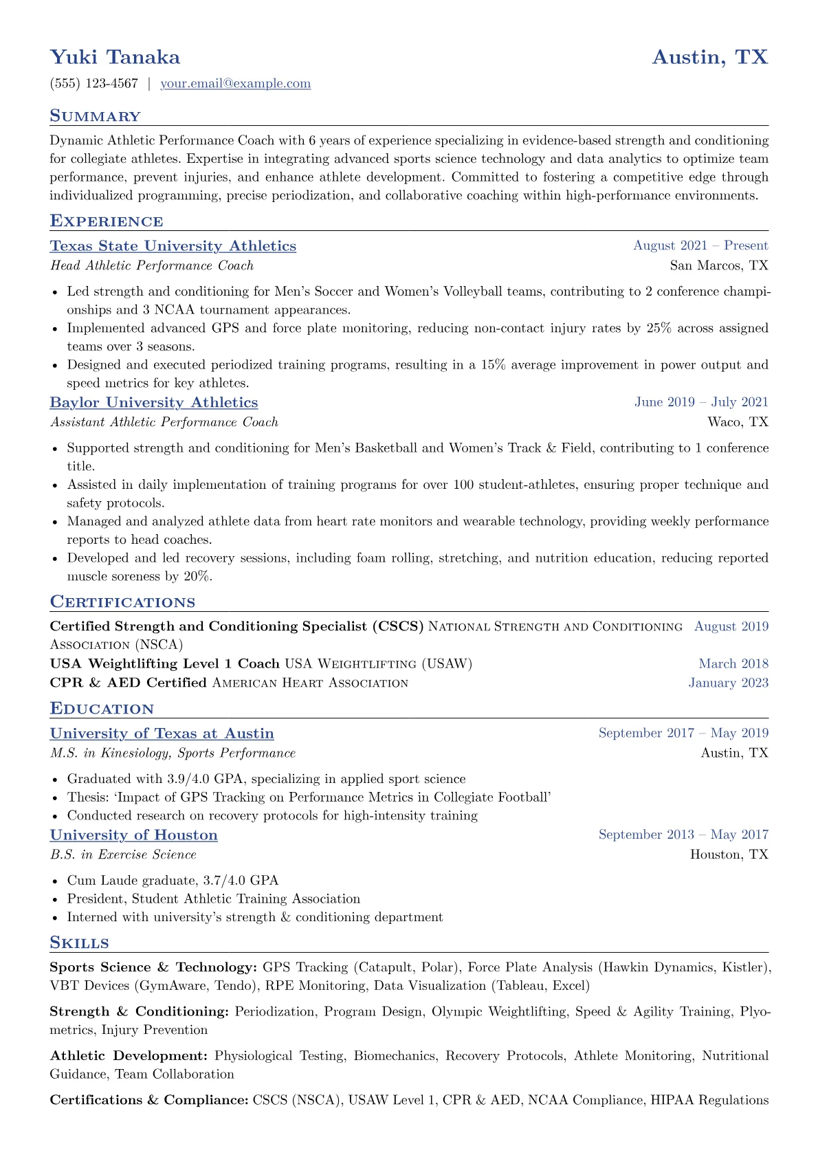 Collegiate Data-Driven version - Page 1