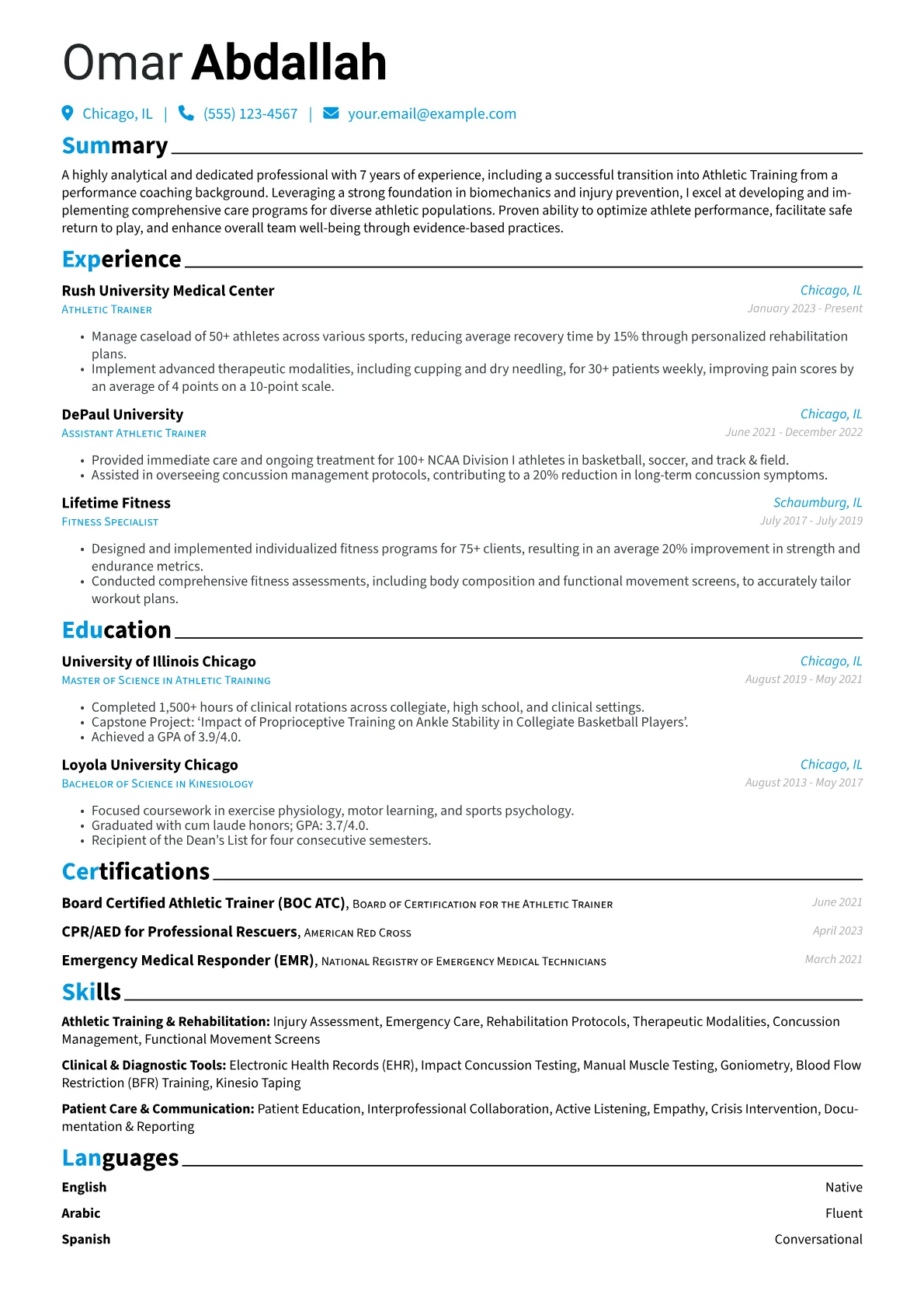 Career changer version - Page 1