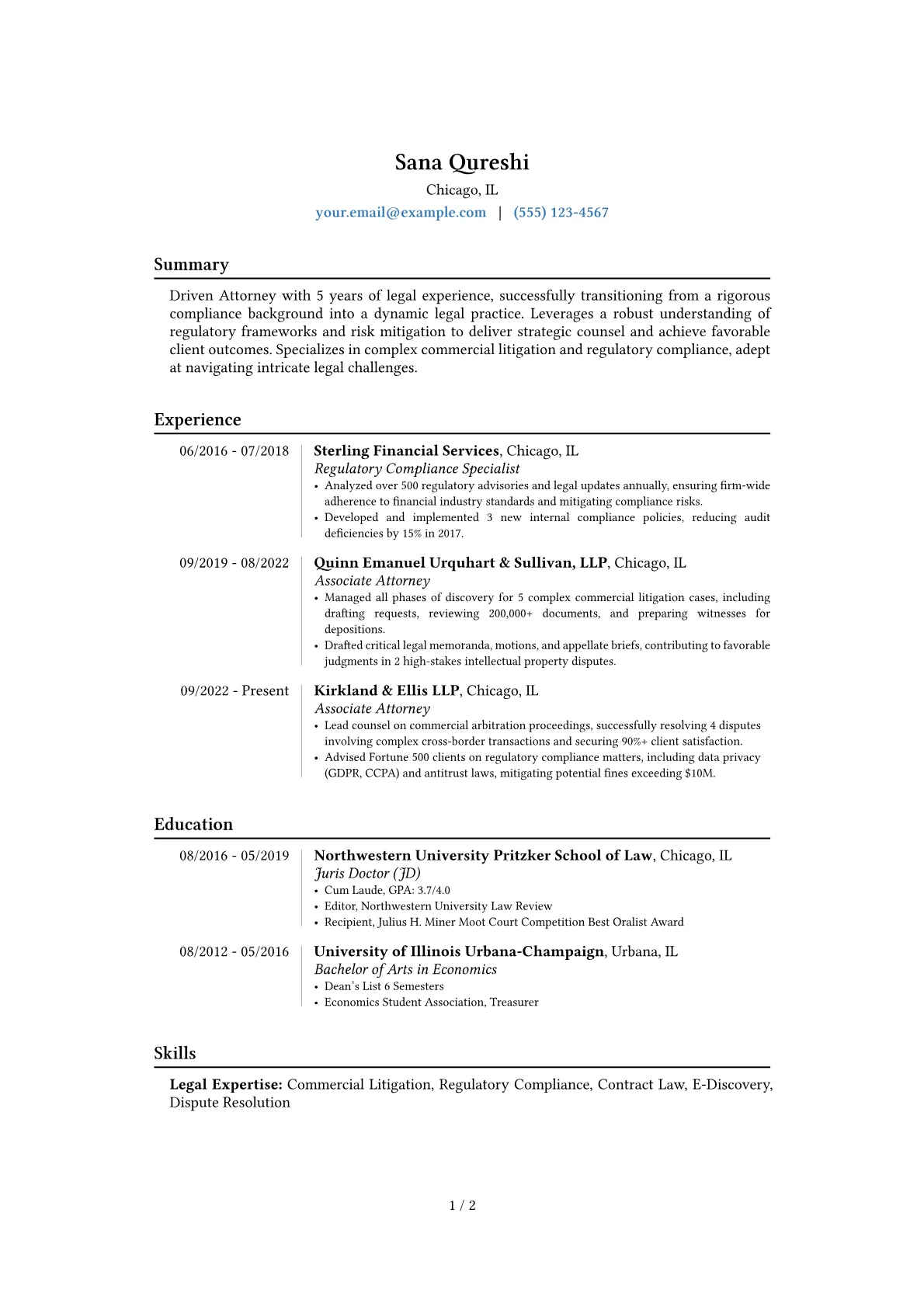 Career changer version - Page 1