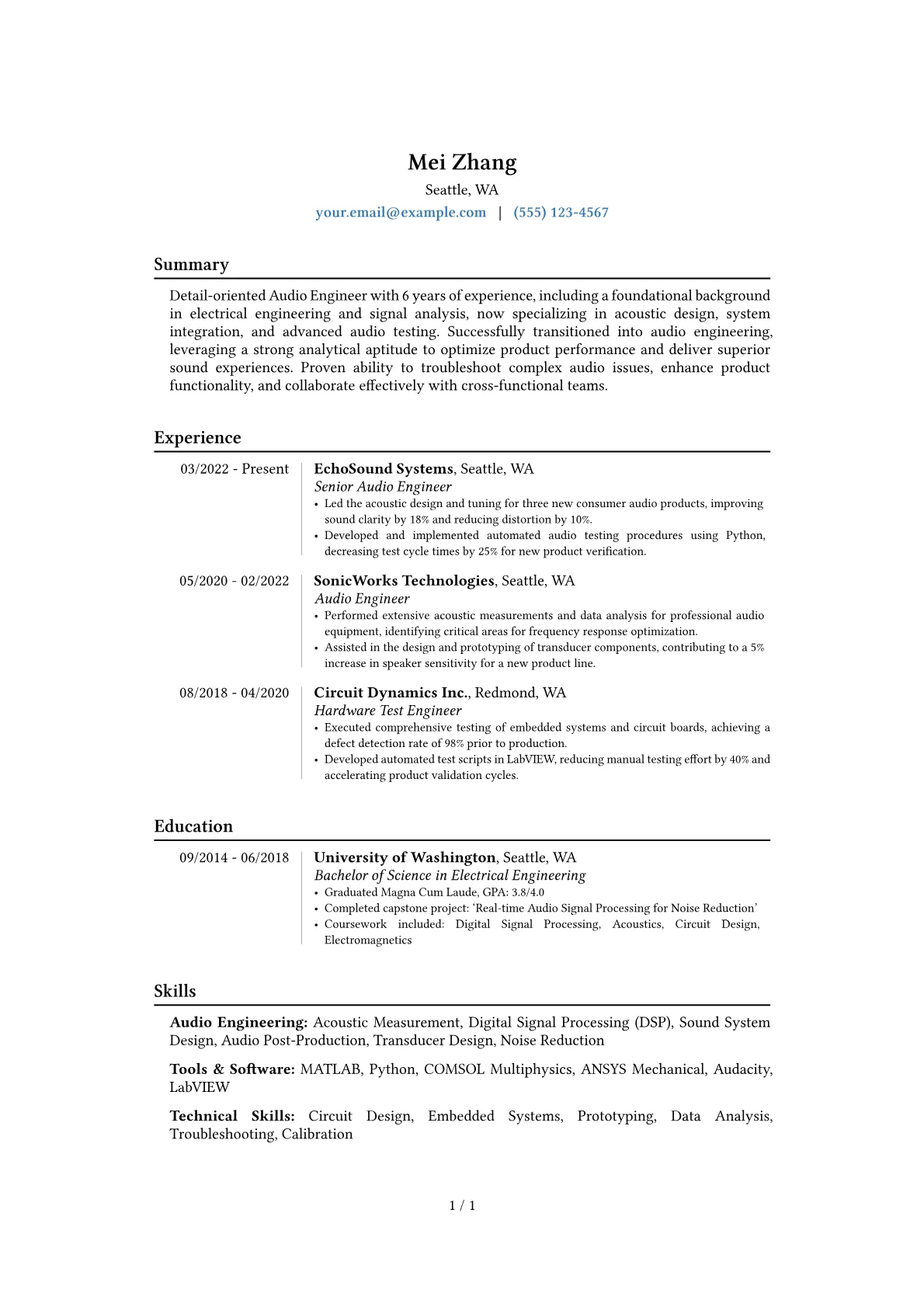 Career changer version - Page 1