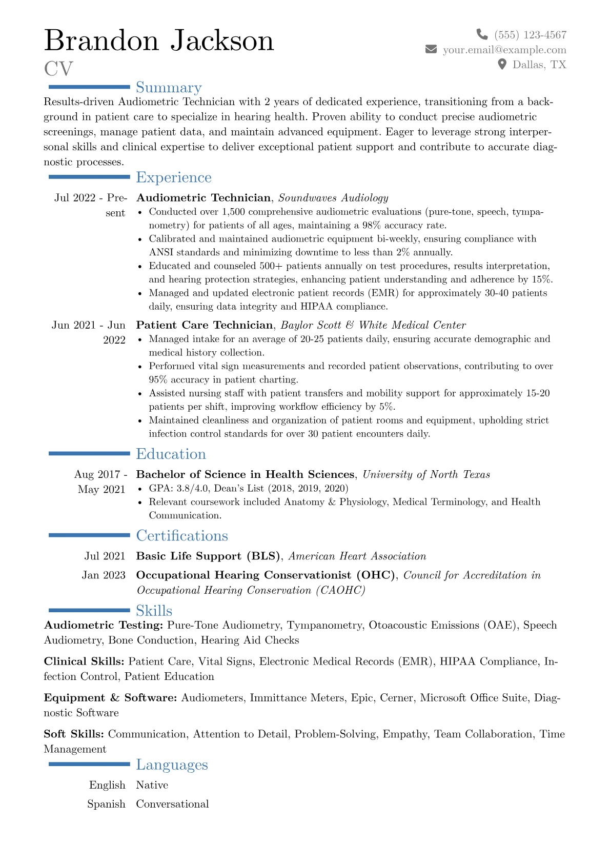 Career changer version - Page 1