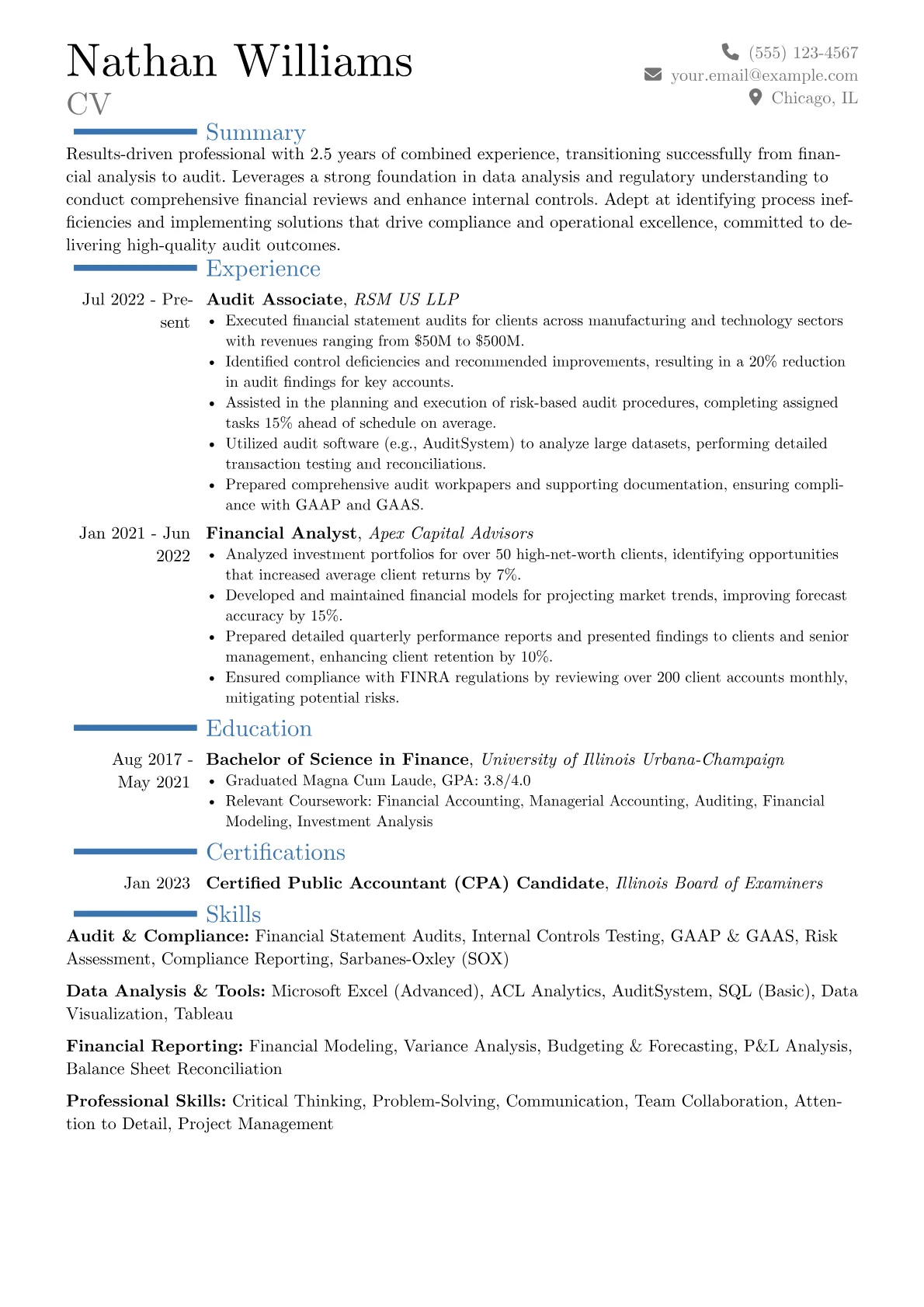 Career changer version - Page 1