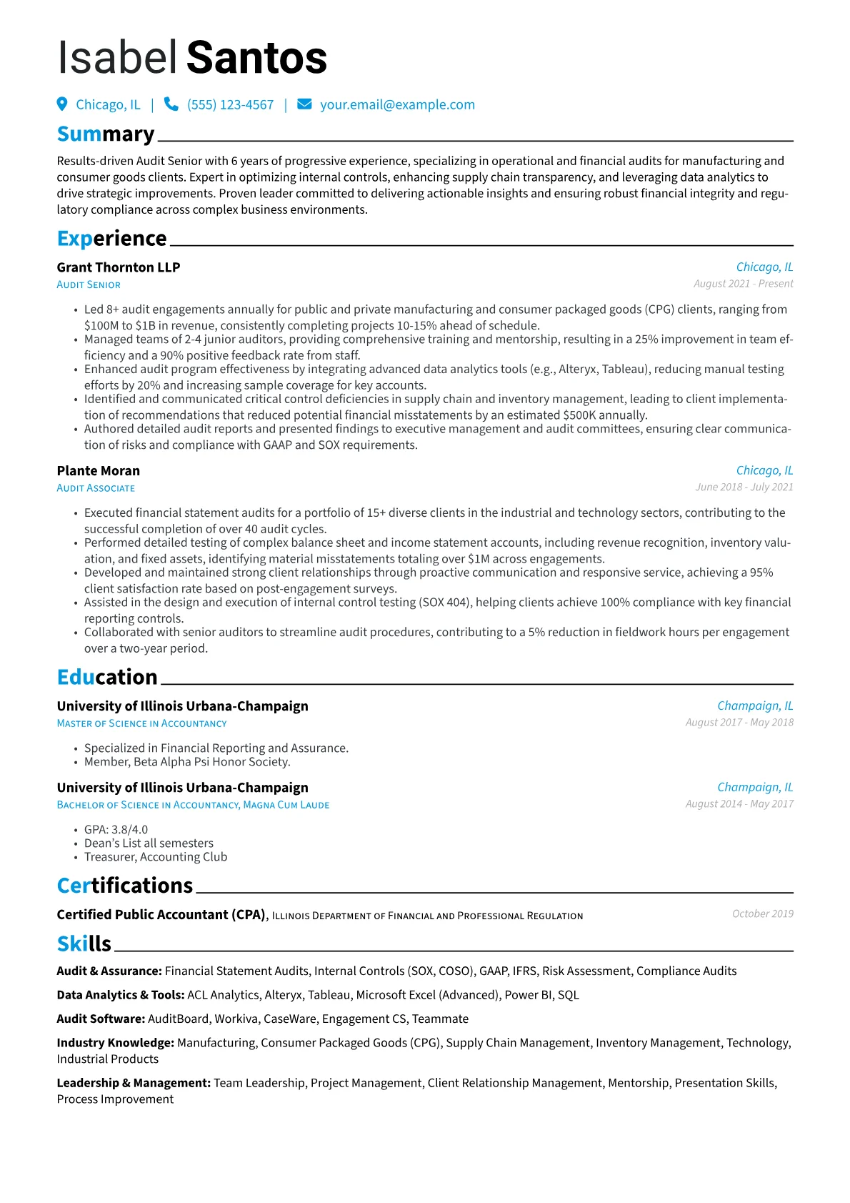 Audit Senior version - Page 1