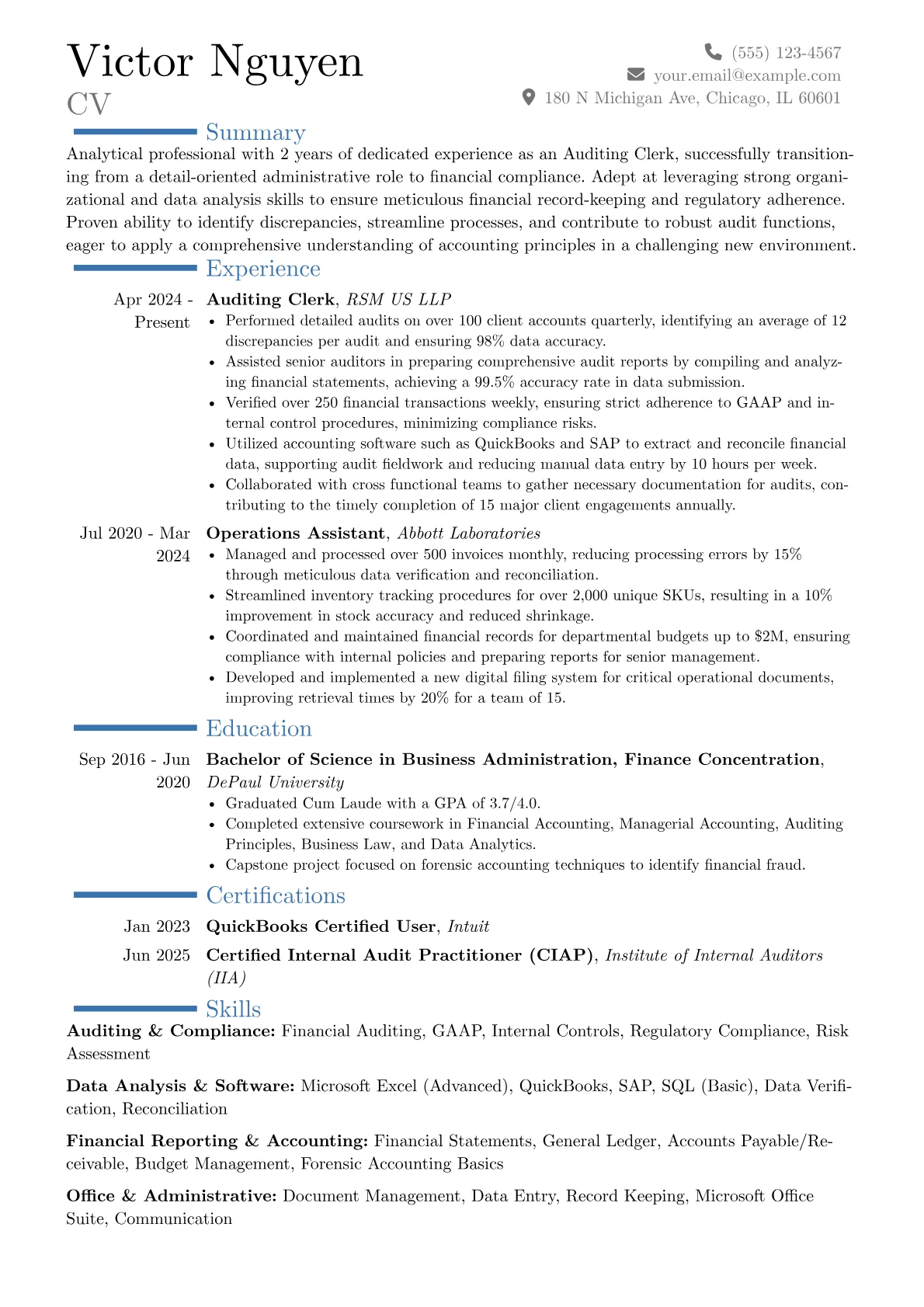 Career changer version - Page 1