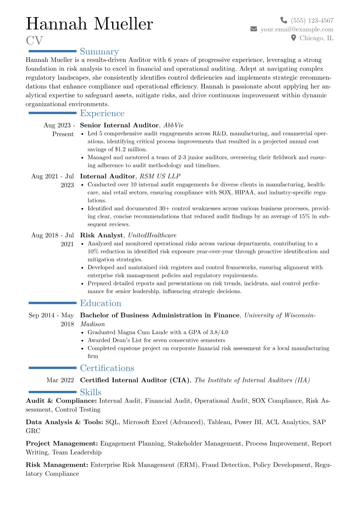Career changer version - Page 1