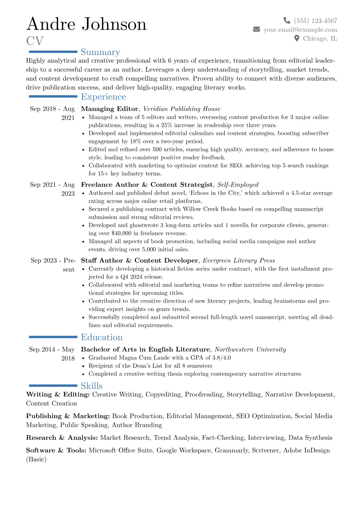 Career changer version - Page 1