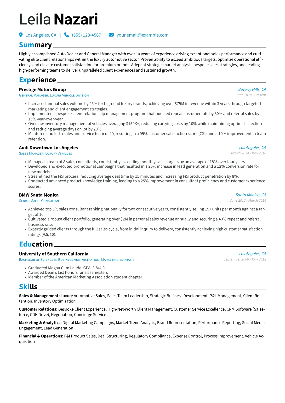 Sales & Management version - Page 1