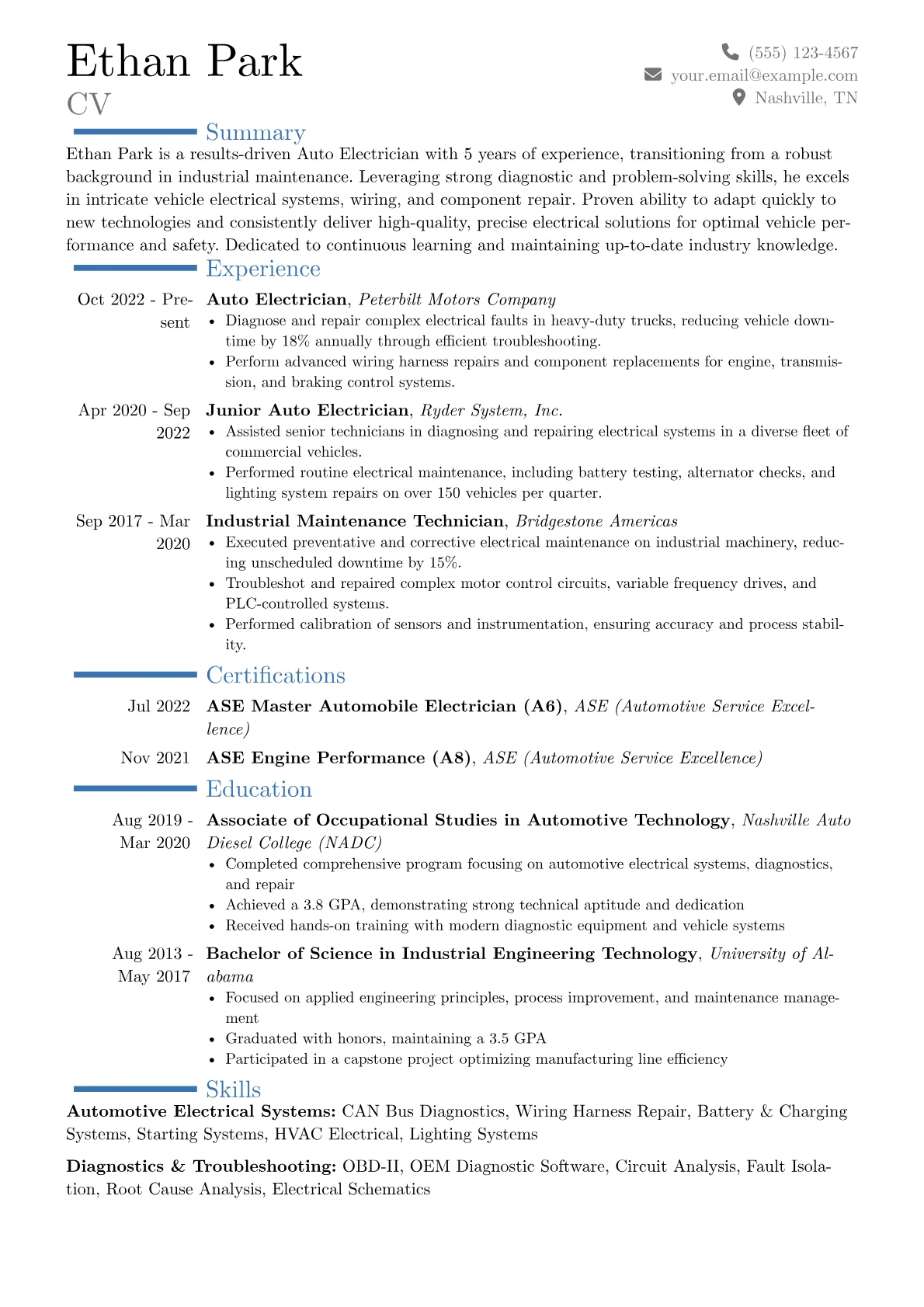 Career changer version - Page 1