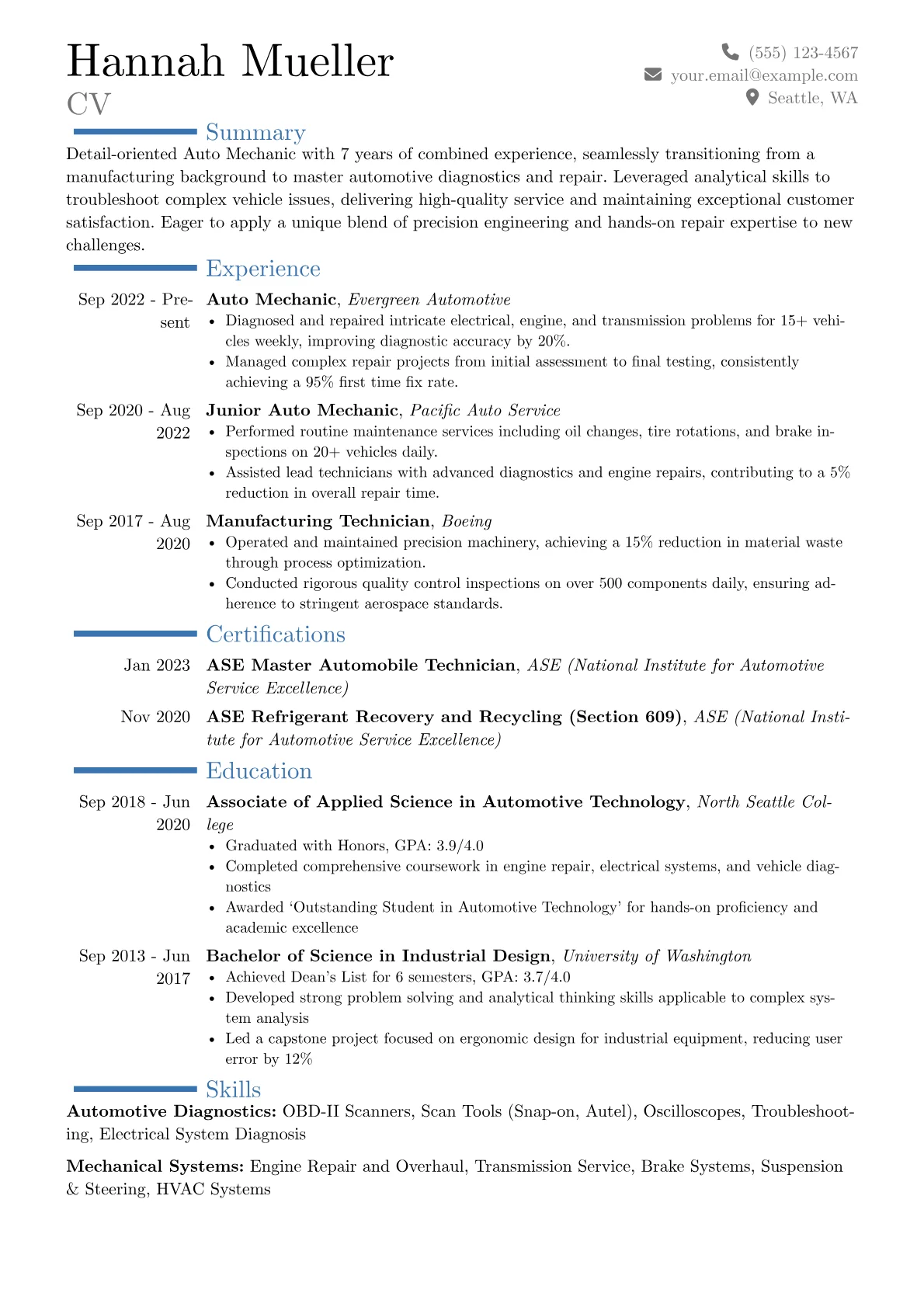 Career changer version - Page 1