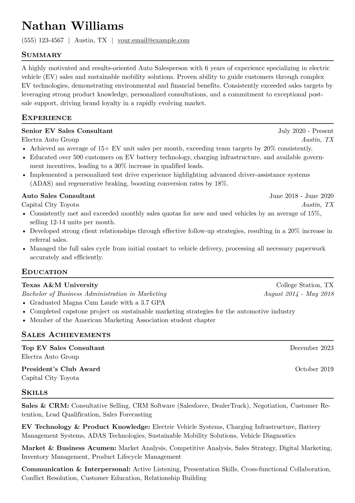 Sales & CRM version - Page 1