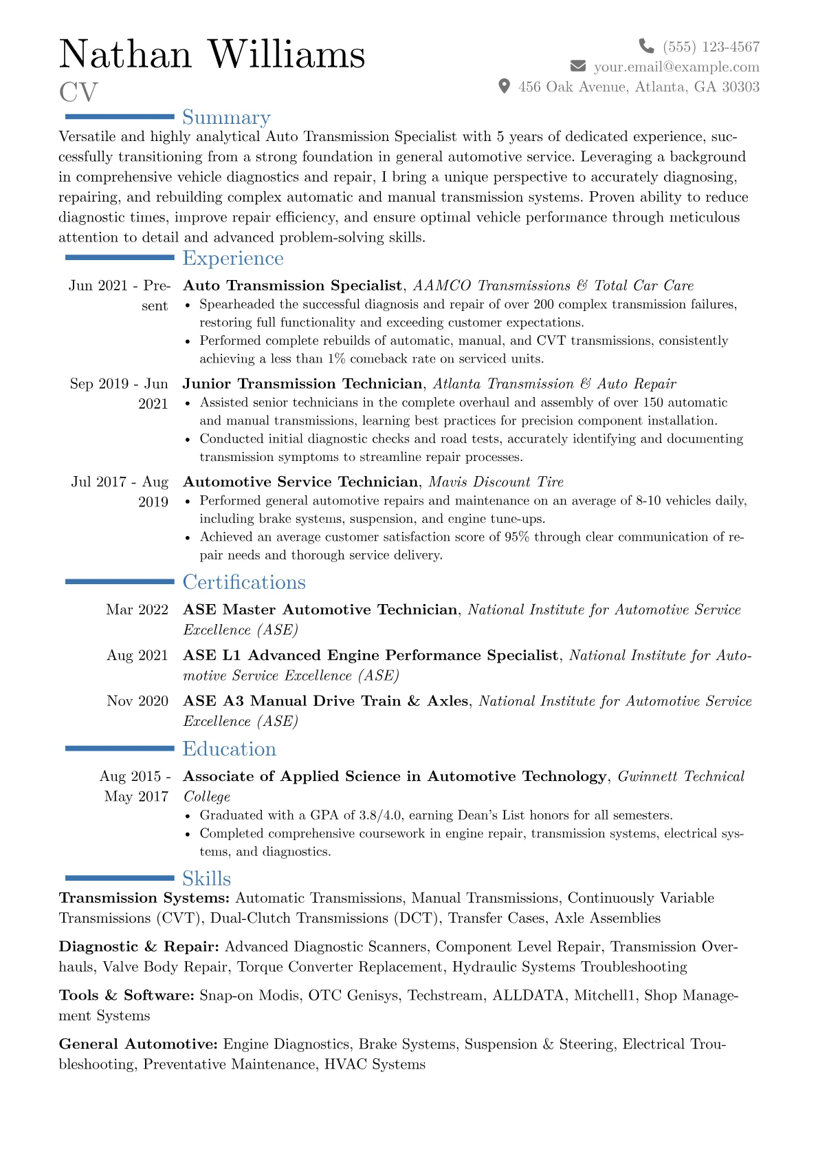 Career changer version - Page 1