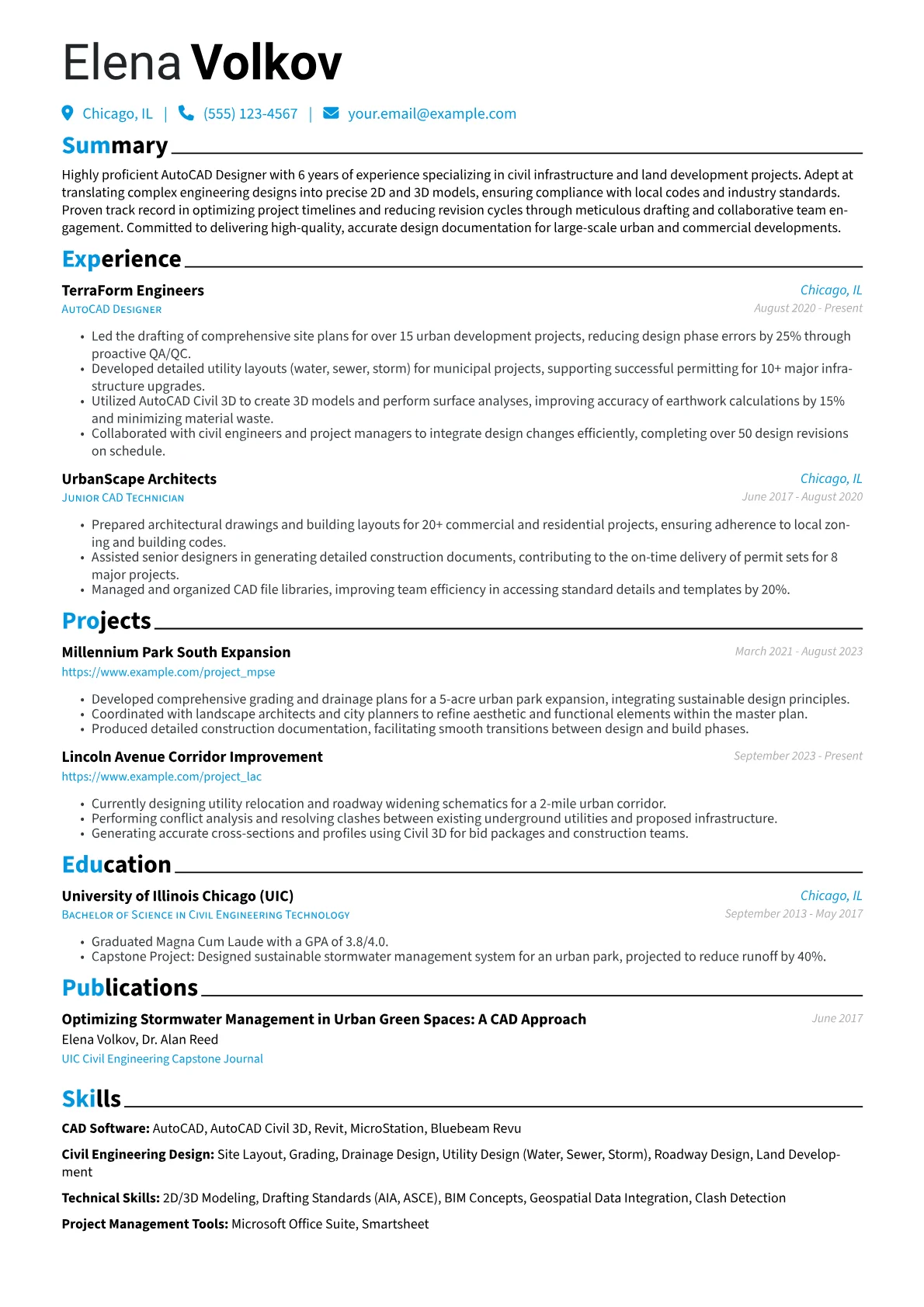 Civil Infrastructure version - Page 1