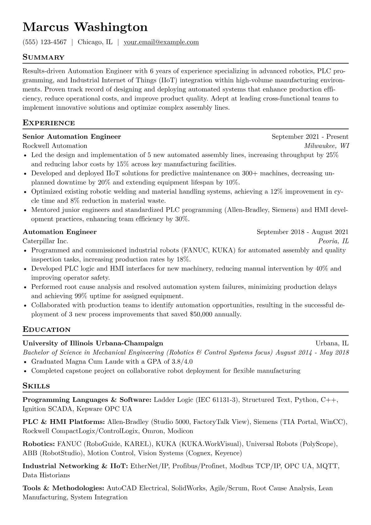 Automation Engineer version - Page 1