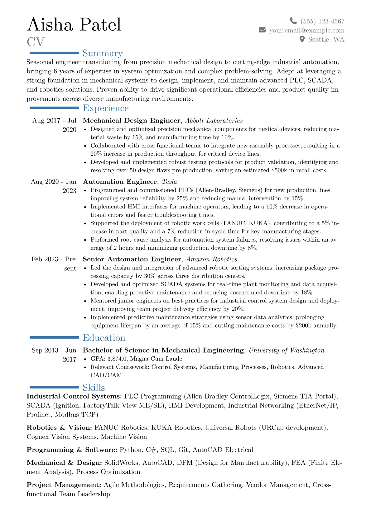 Career changer version - Page 1
