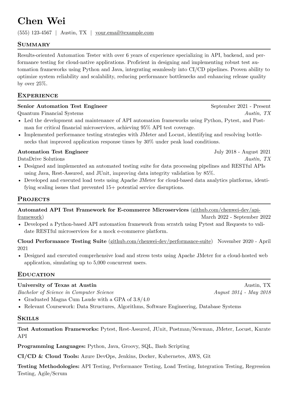 Automation Tester version - Page 1