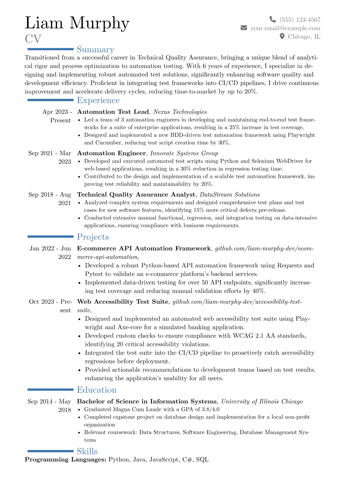Career changer version - Page 1