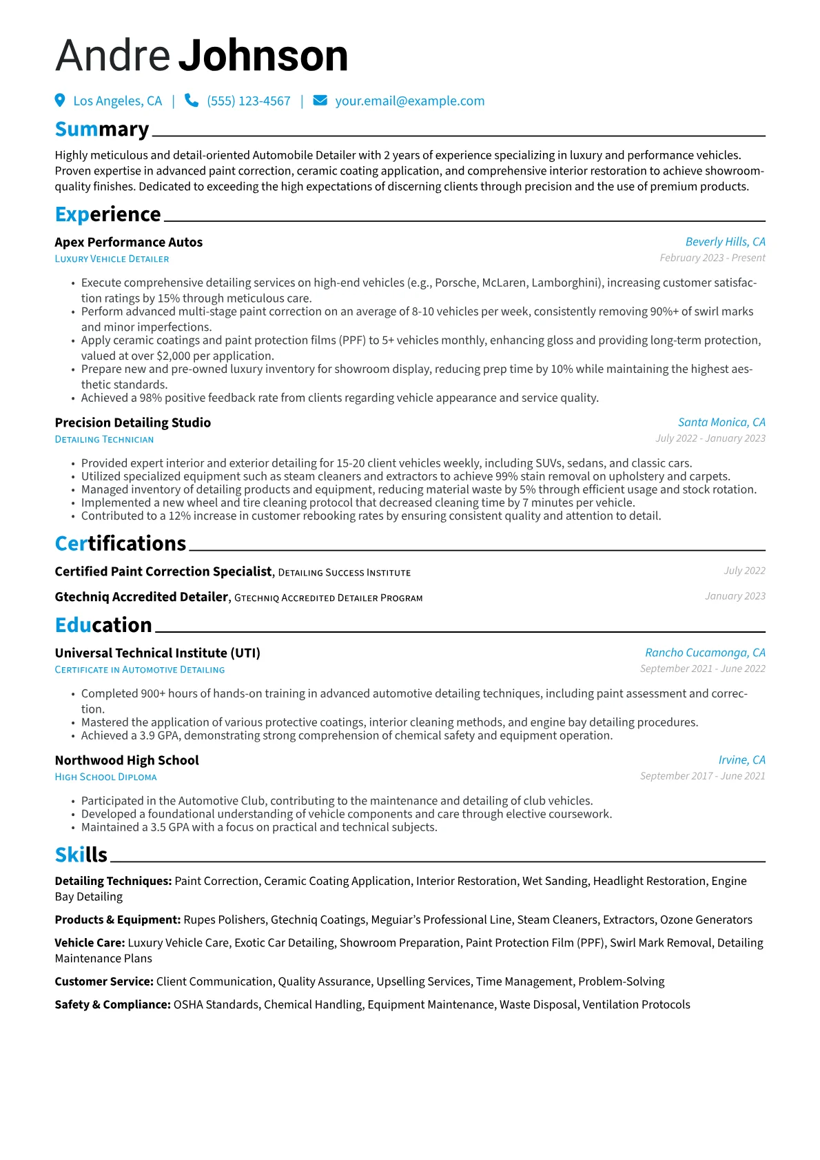 Luxury & Performance version - Page 1