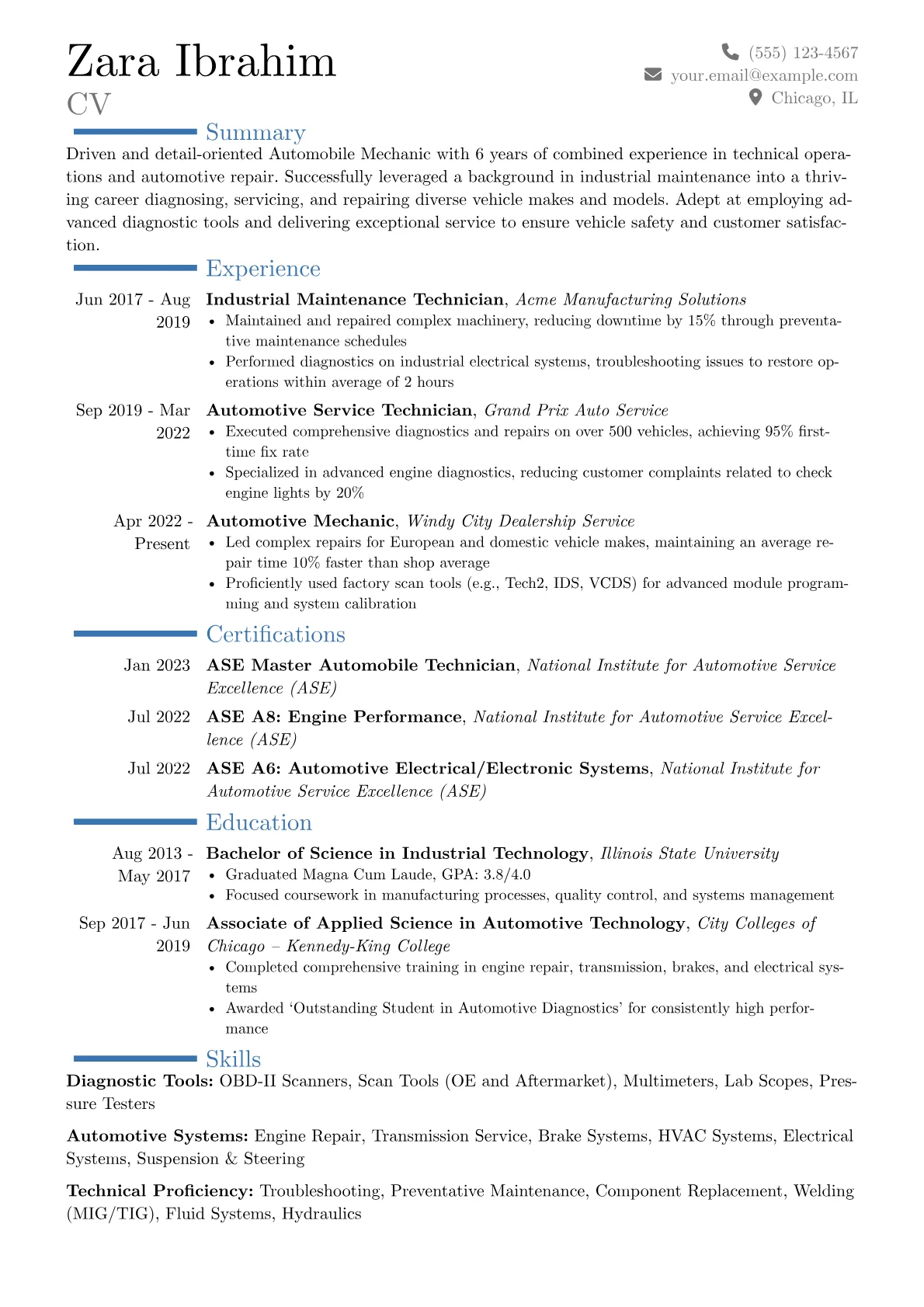 Career changer version - Page 1