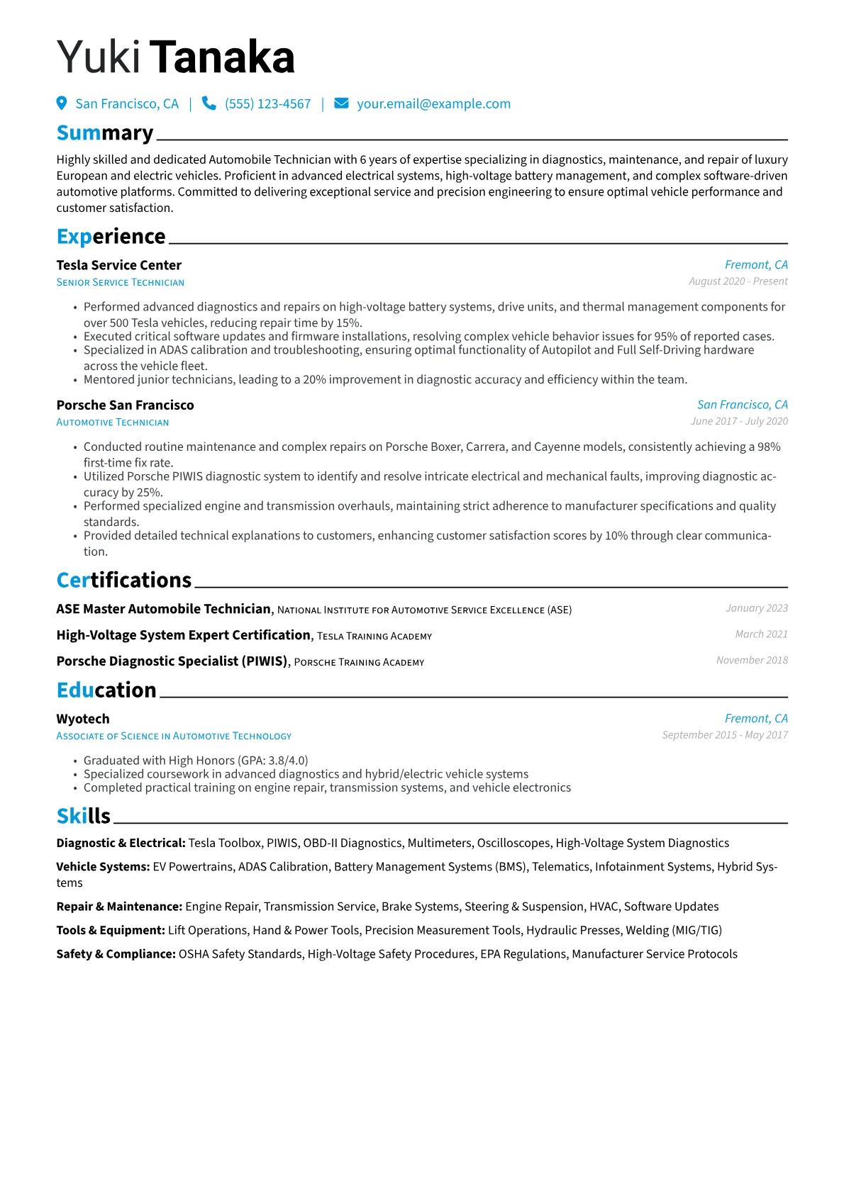 Luxury & EV Specialist version - Page 1