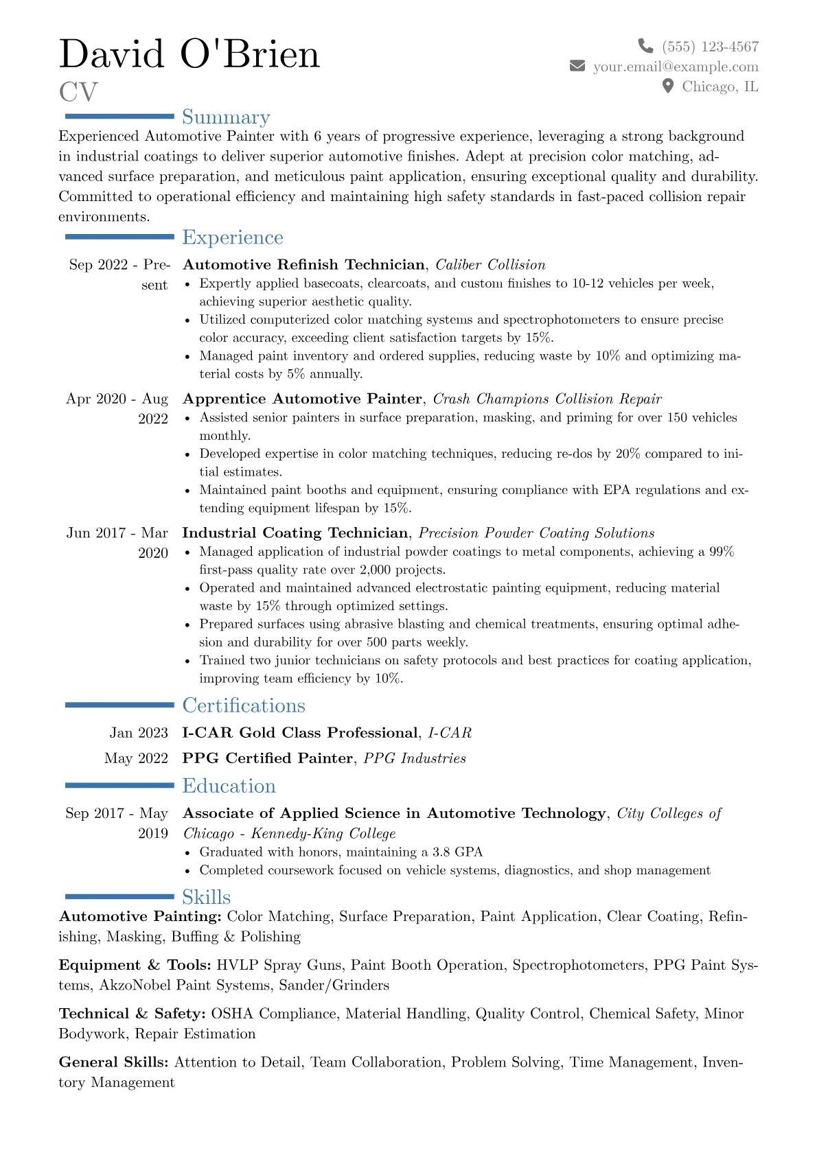 Career changer version - Page 1