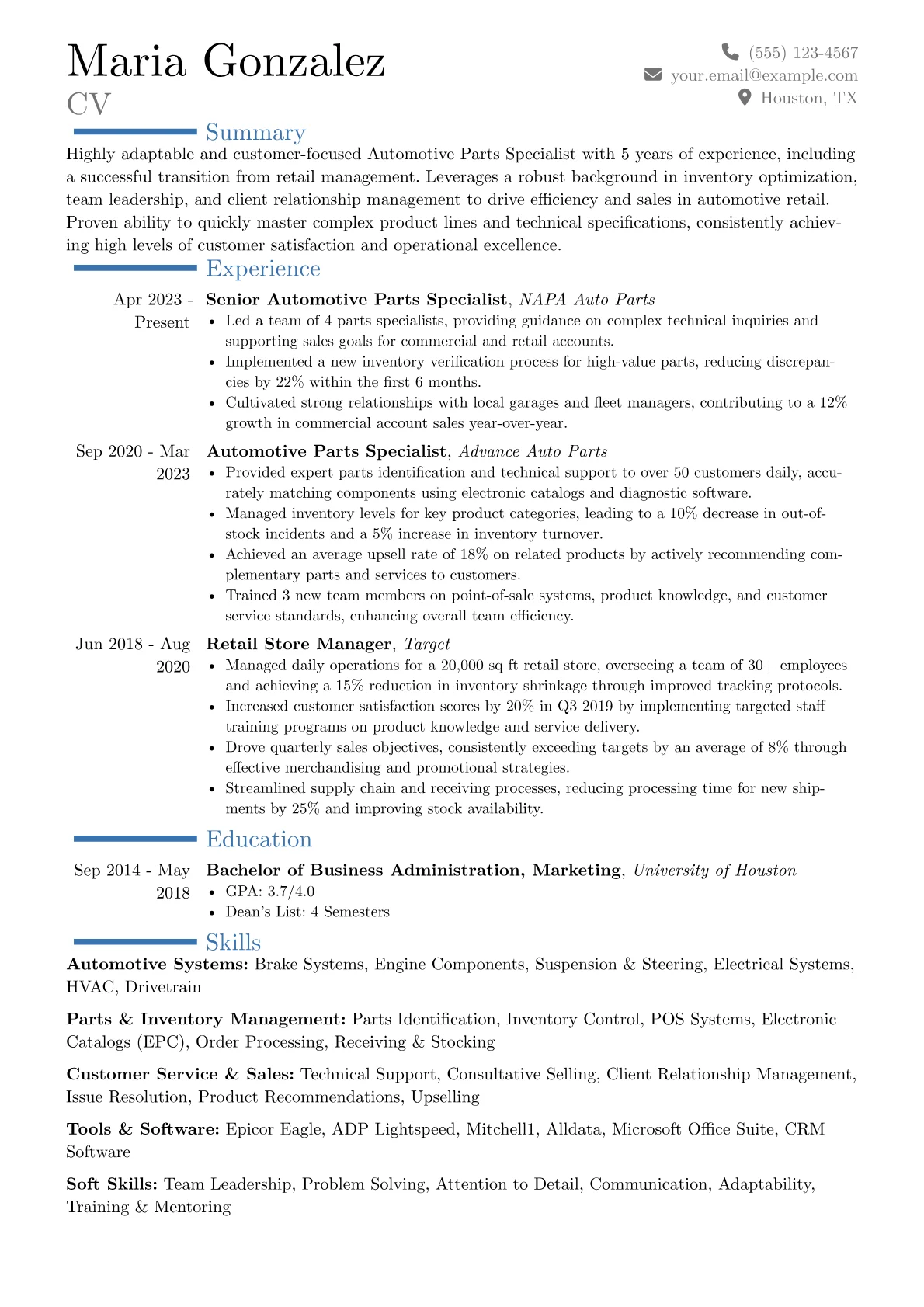 Career changer version - Page 1