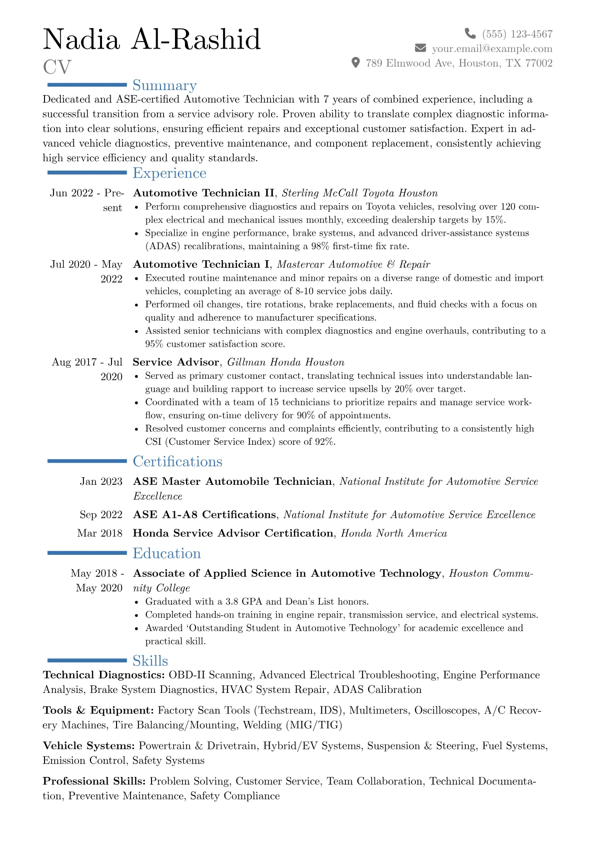 Career changer version - Page 1