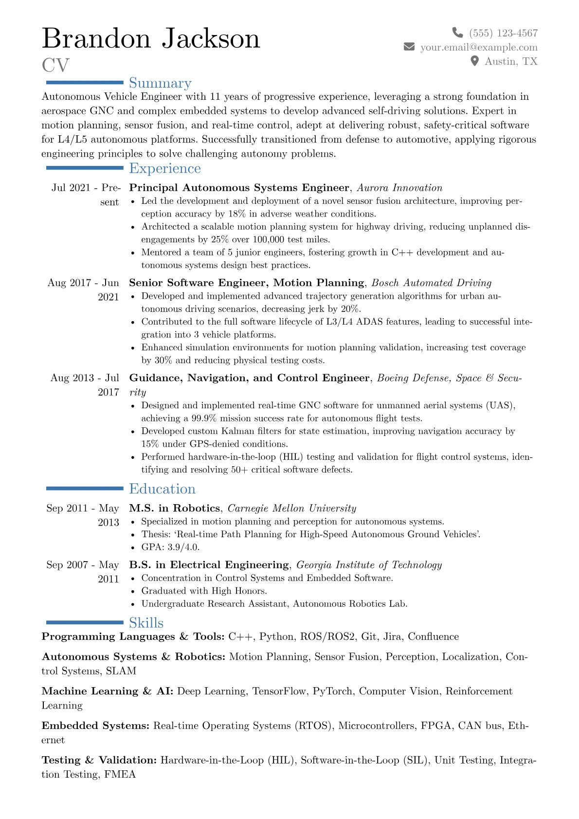 Career changer version - Page 1