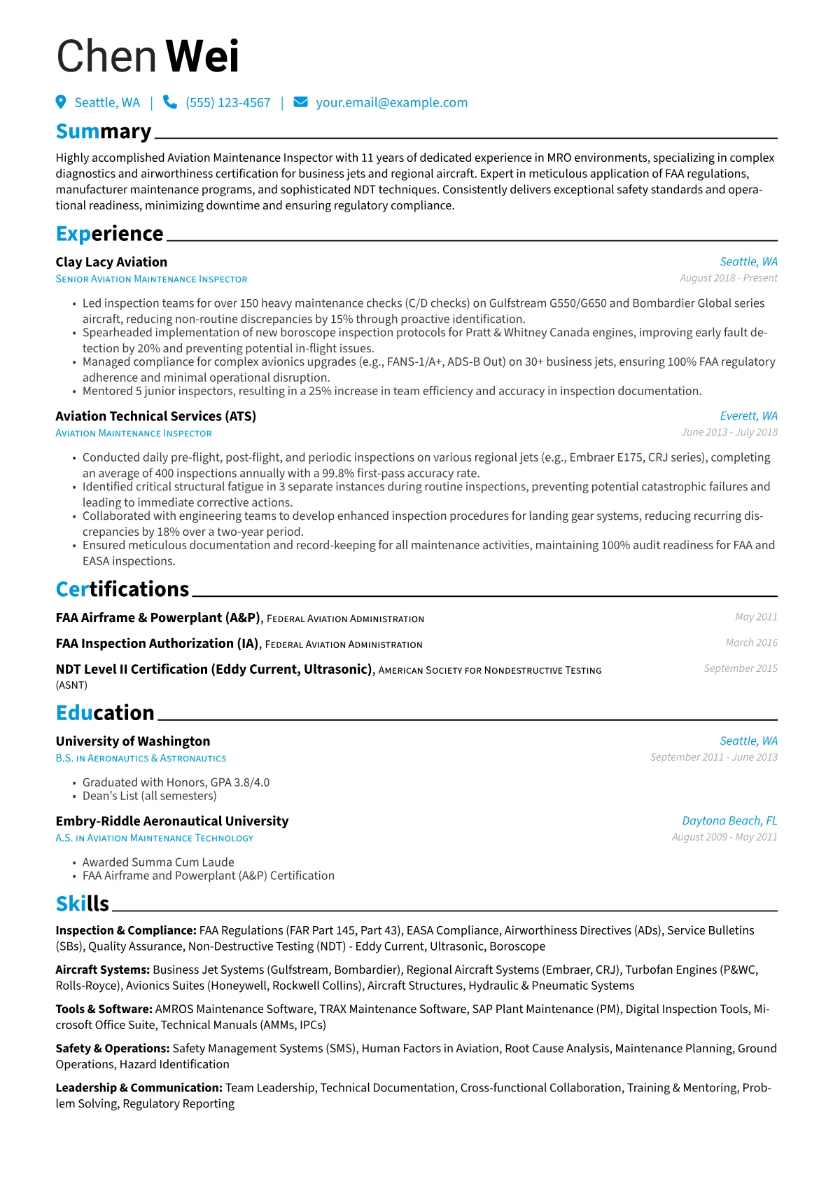 Inspection & Compliance version - Page 1