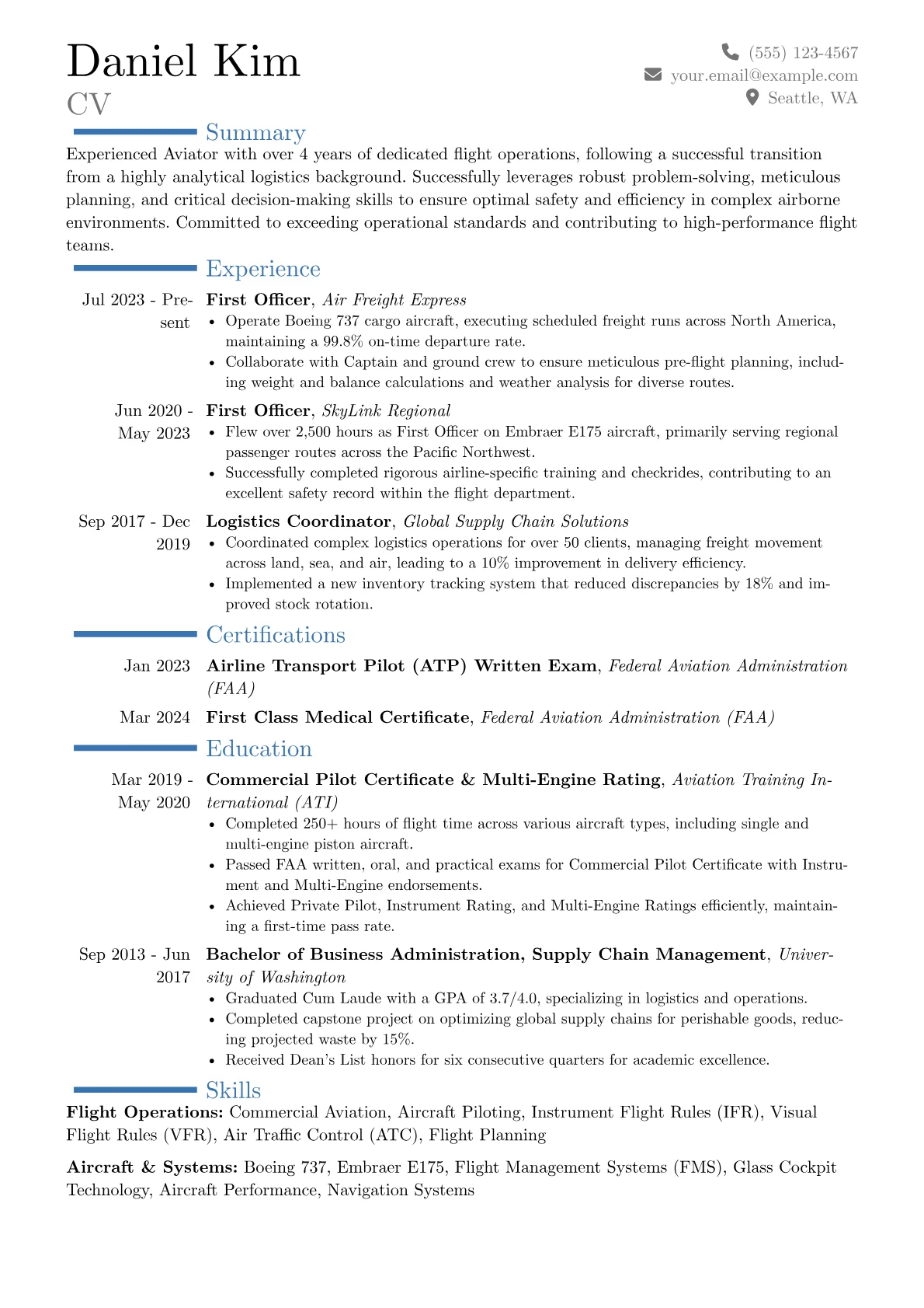 Career changer version - Page 1