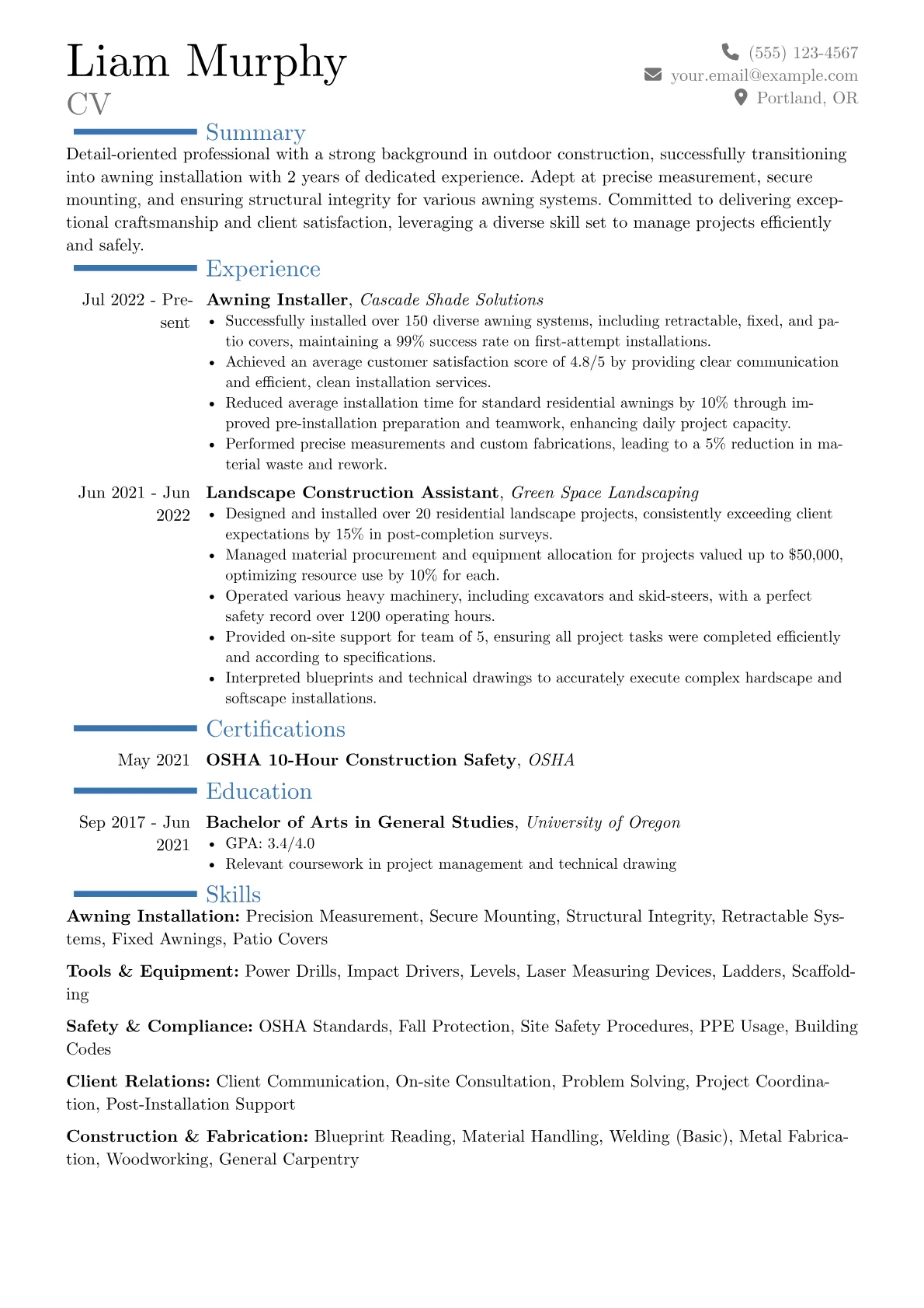 Career changer version - Page 1